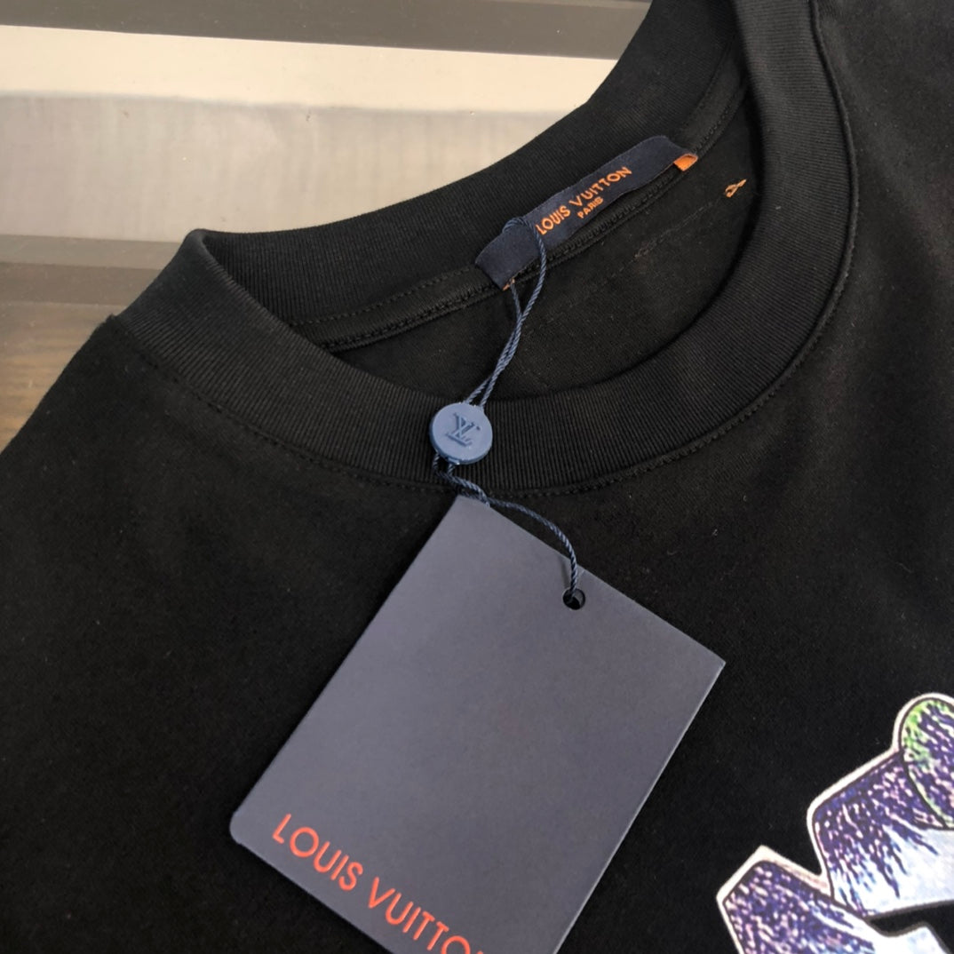 LV Summer New Round Neck Short Sleeve T-Shirt – M to XXXL – Unisex Premium Tee