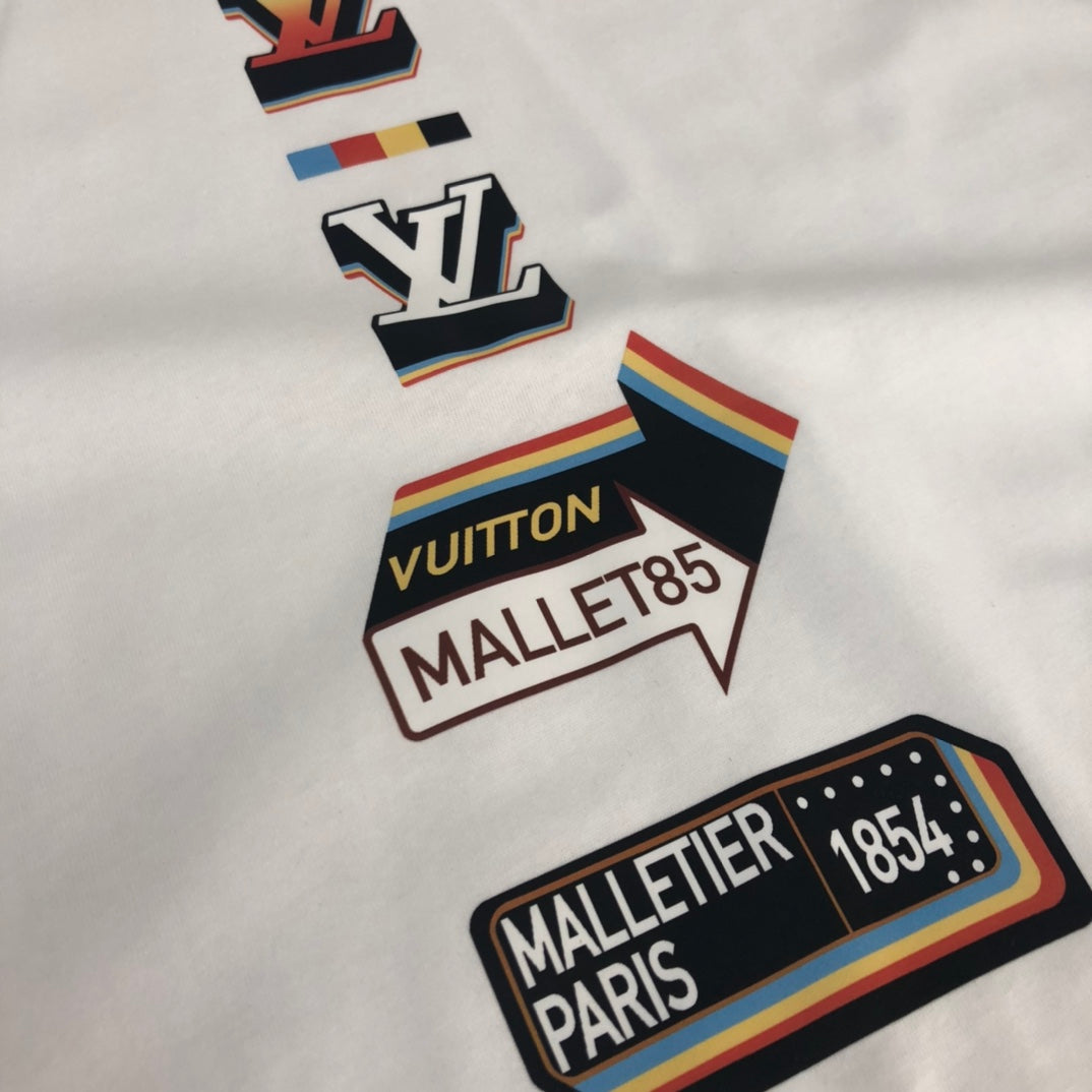 Louis Vuitton 25SS Summer Streetwear T-Shirt – Premium High-Density Cotton, Soft & Breathable, Unisex M-3XL