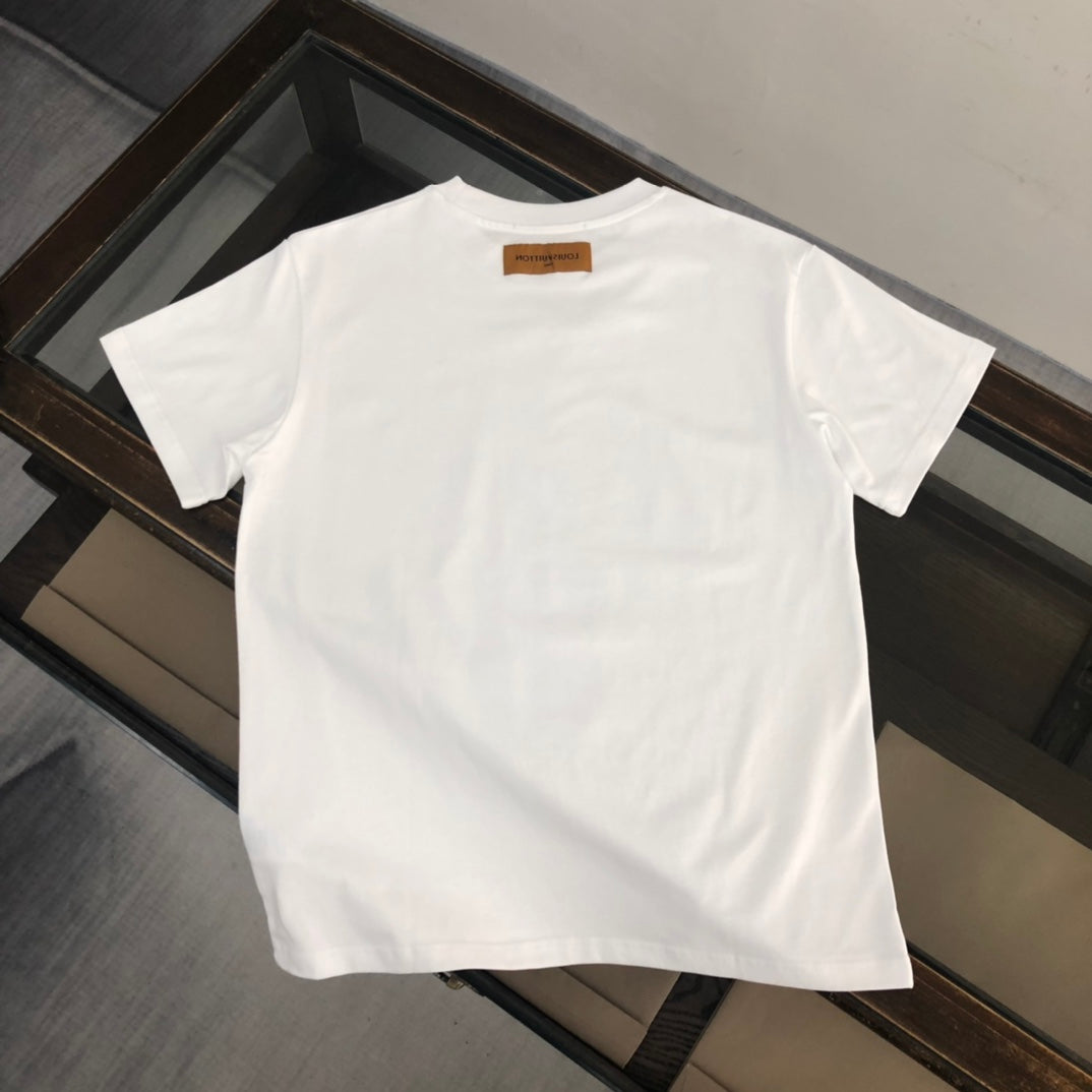 Louis Vuitton 25SS Summer Streetwear T-Shirt – Premium High-Density Cotton, Soft & Breathable, Unisex M-3XL