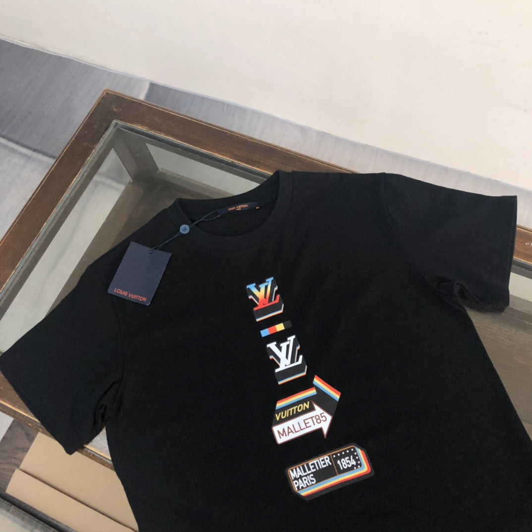 Louis Vuitton 25SS Summer Streetwear T-Shirt – Premium High-Density Cotton, Soft & Breathable, Unisex M-3XL