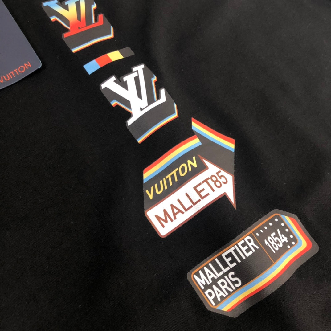 Louis Vuitton 25SS Summer Streetwear T-Shirt – Premium High-Density Cotton, Soft & Breathable, Unisex M-3XL