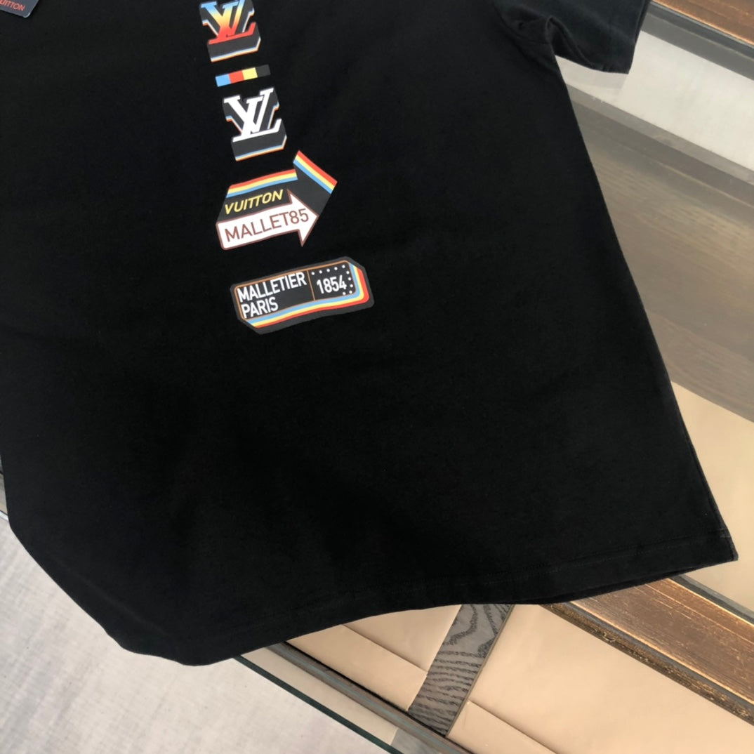 Louis Vuitton 25SS Summer Streetwear T-Shirt – Premium High-Density Cotton, Soft & Breathable, Unisex M-3XL