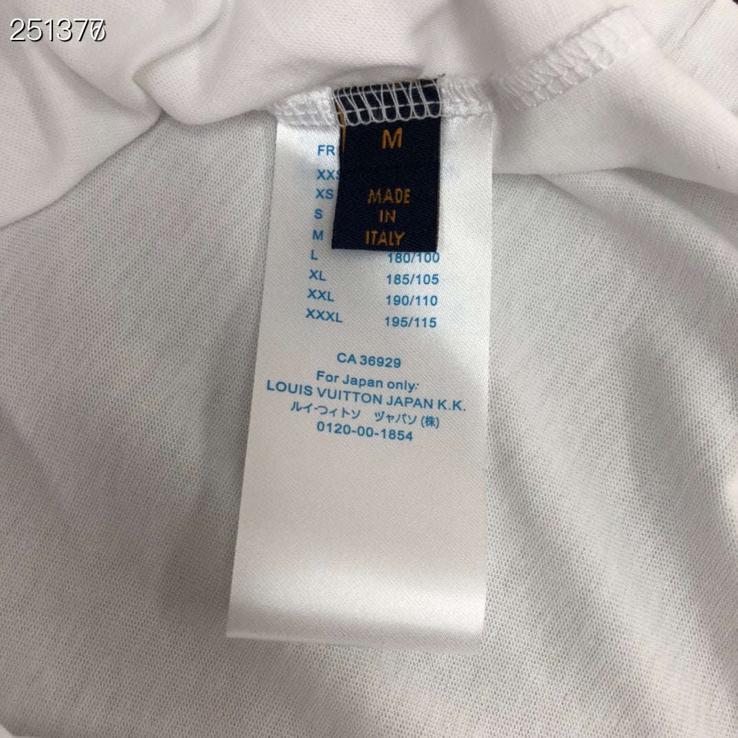 Louis Vuitton (LV) Logo Print T-Shirt – Premium 50s Double-Combed Cotton, Breathable & Comfortable, Unisex M-3XL