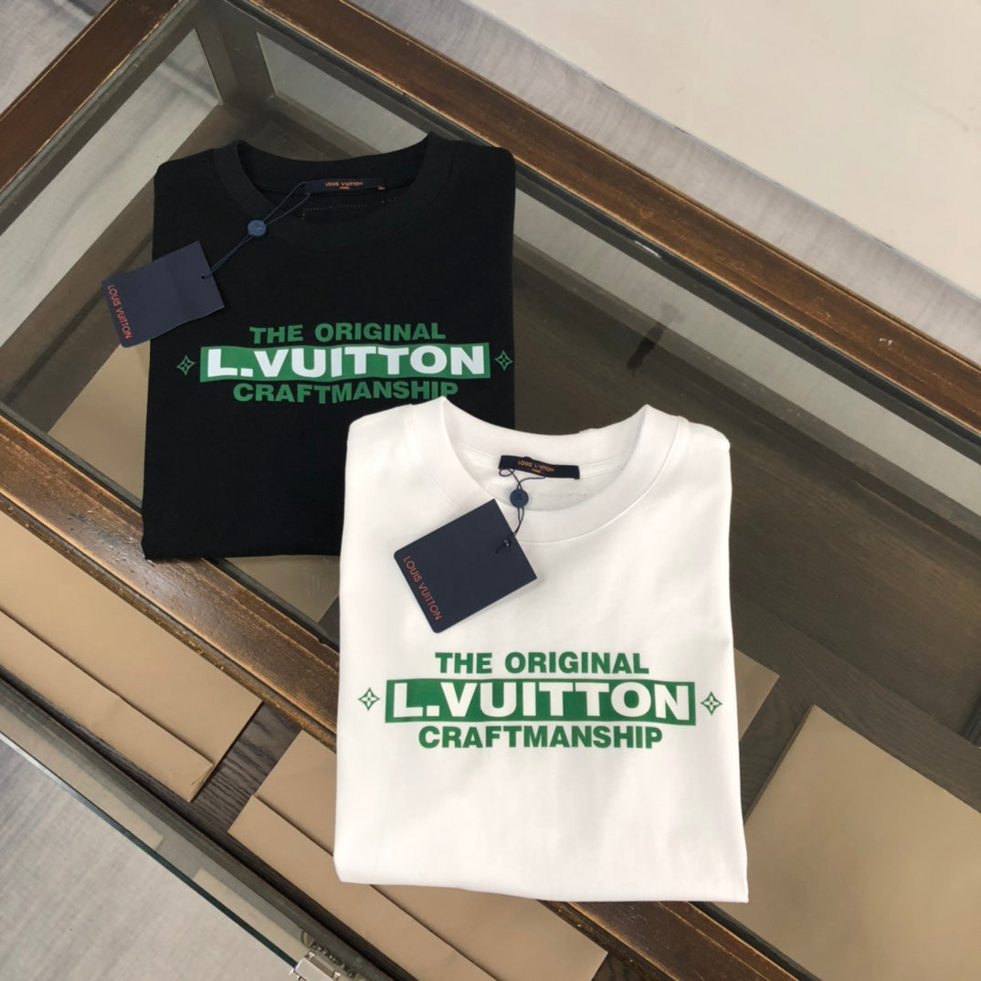 Louis Vuitton (LV) Summer New Street Style Short Sleeve T-Shirt – Premium High-Density Cotton, Unisex M-3XL