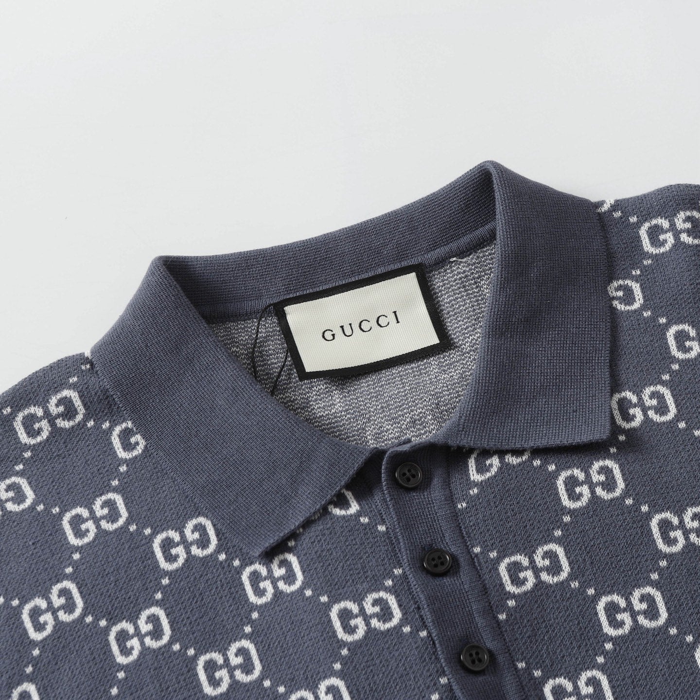GUCCI Logo Jacquard Knit Crewneck T-Shirt – Unisex Luxury Edition (XS–L)