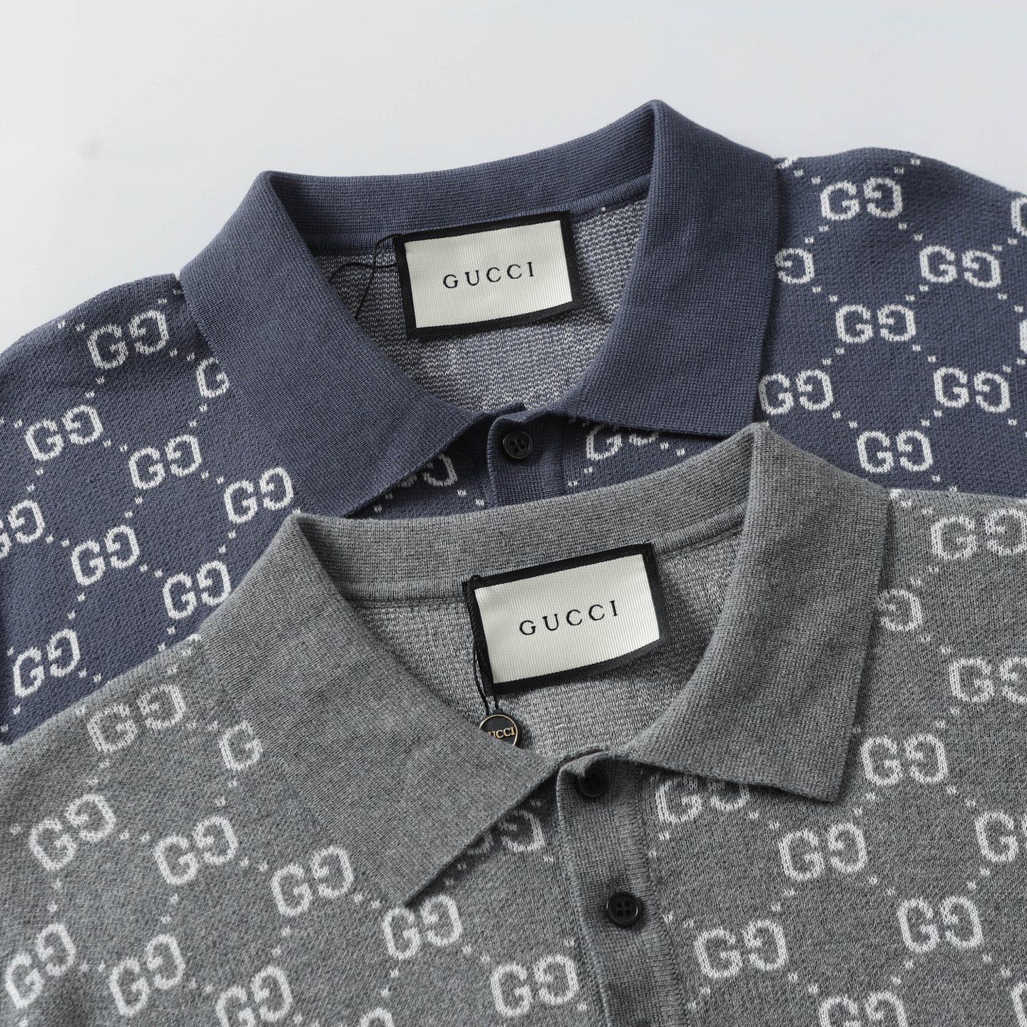 GUCCI Logo Jacquard Knit Crewneck T-Shirt – Unisex Luxury Edition (XS–L)