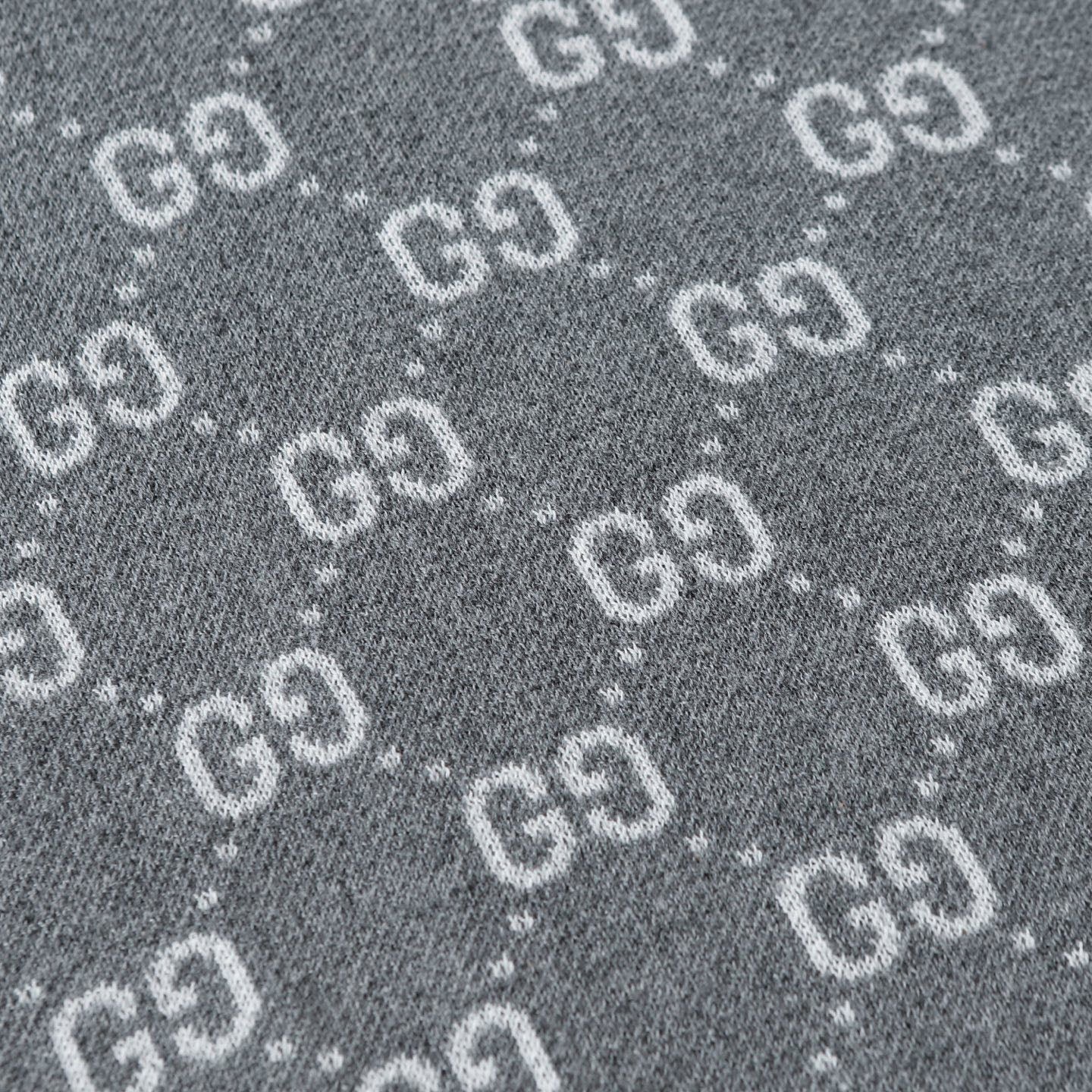 GUCCI Logo Jacquard Knit Crewneck T-Shirt – Unisex Luxury Edition (XS–L)