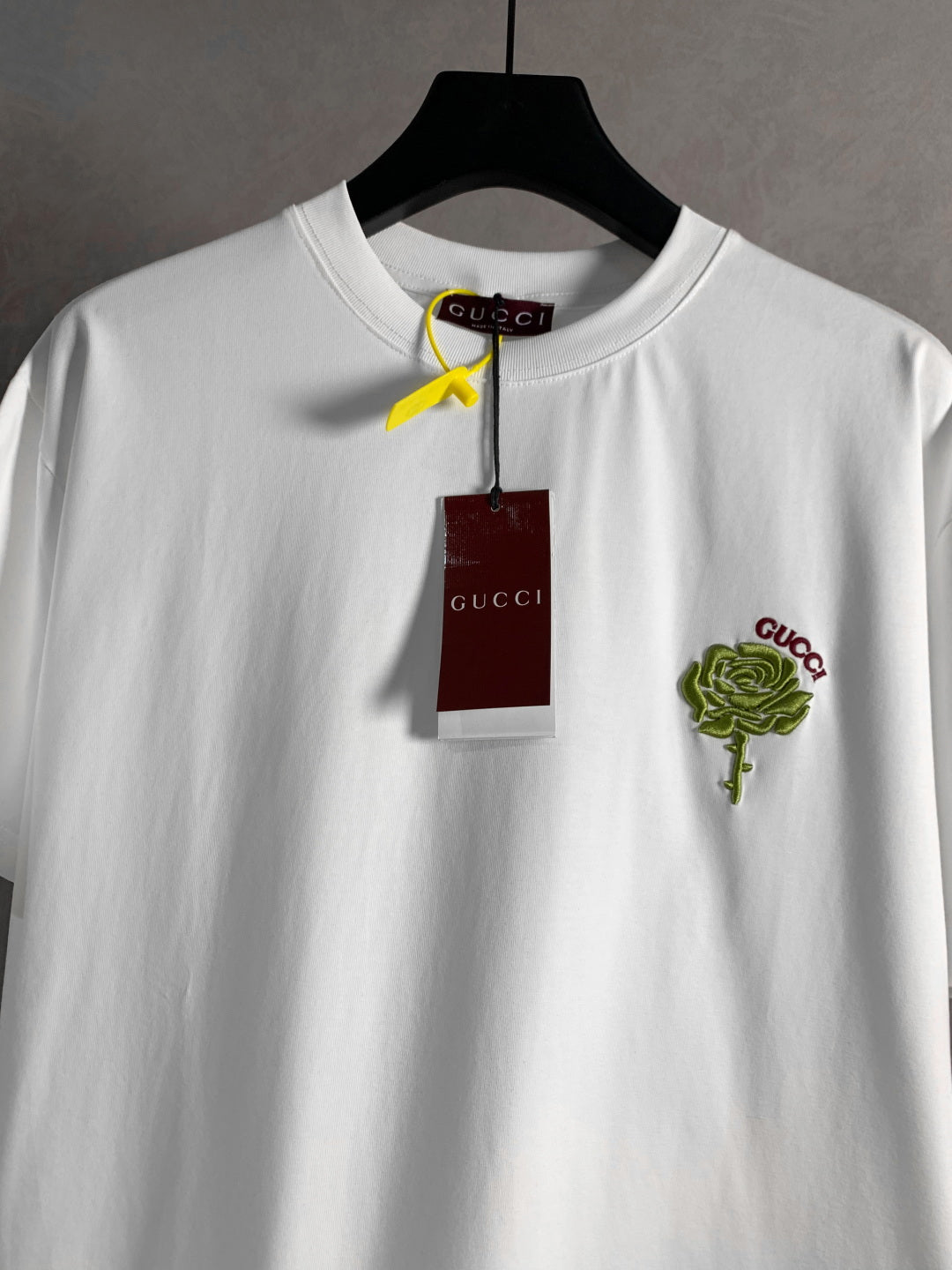 GUCCI Logo Jacquard Knit Crewneck T-Shirt – Unisex Luxury Edition (XS–L)