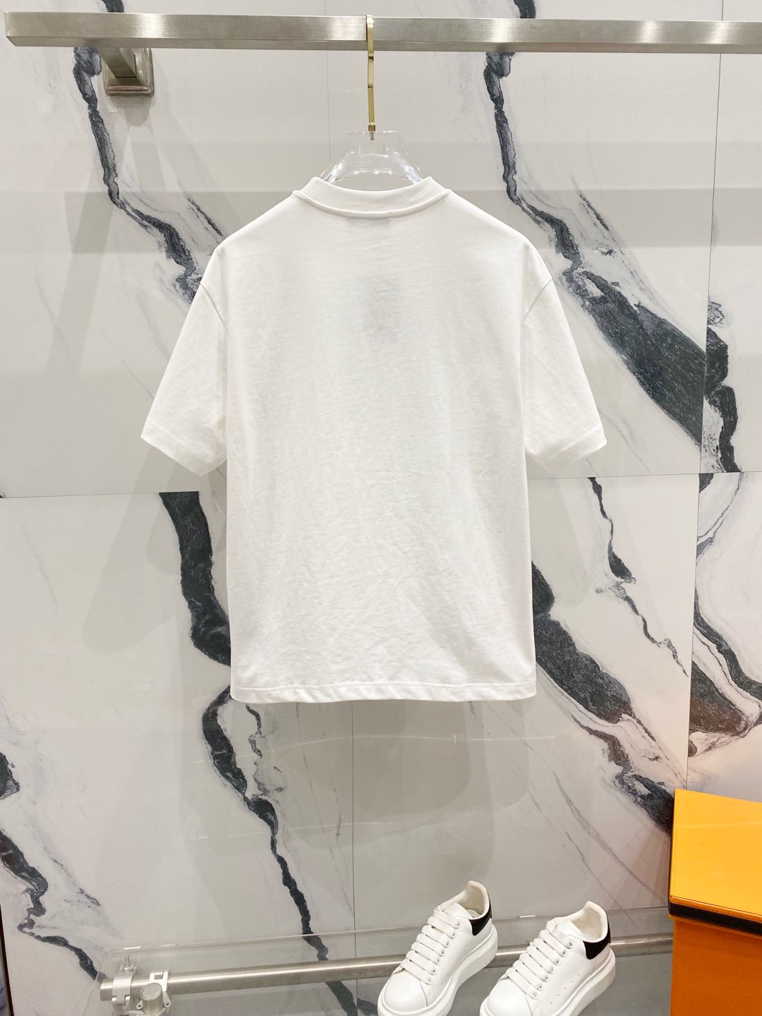 BALENCIAGA 320g Oversized Cotton T-Shirt with Dislocated Embroidered BB Logo – Unisex (S–XL)