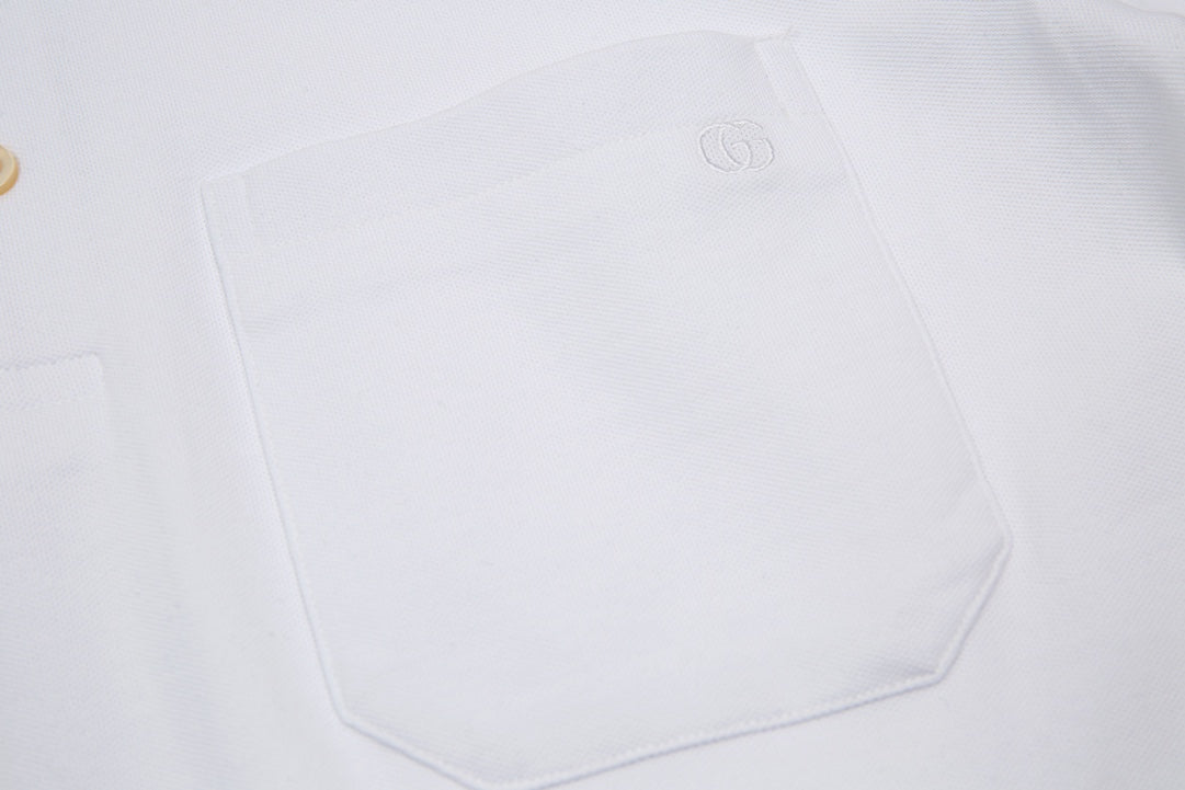 GUCCI Spring/Summer Polo Shirt – Color-Block Design, Premium Fabric (M–3XL)