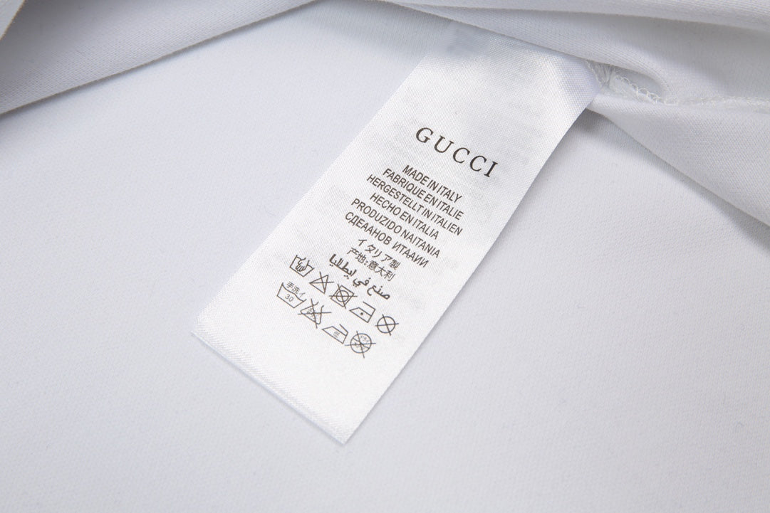GUCCI Spring/Summer Polo Shirt – Color-Block Design, Premium Fabric (M–3XL)