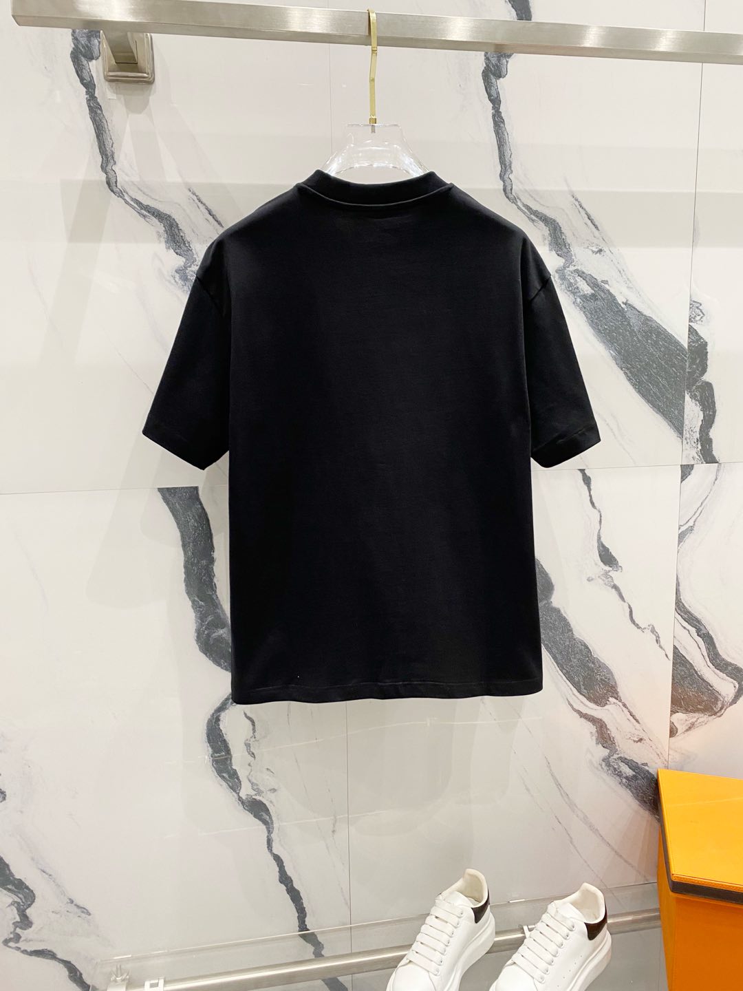 BALENCIAGA 320g Oversized Cotton T-Shirt with Dislocated Embroidered BB Logo – Unisex (S–XL)