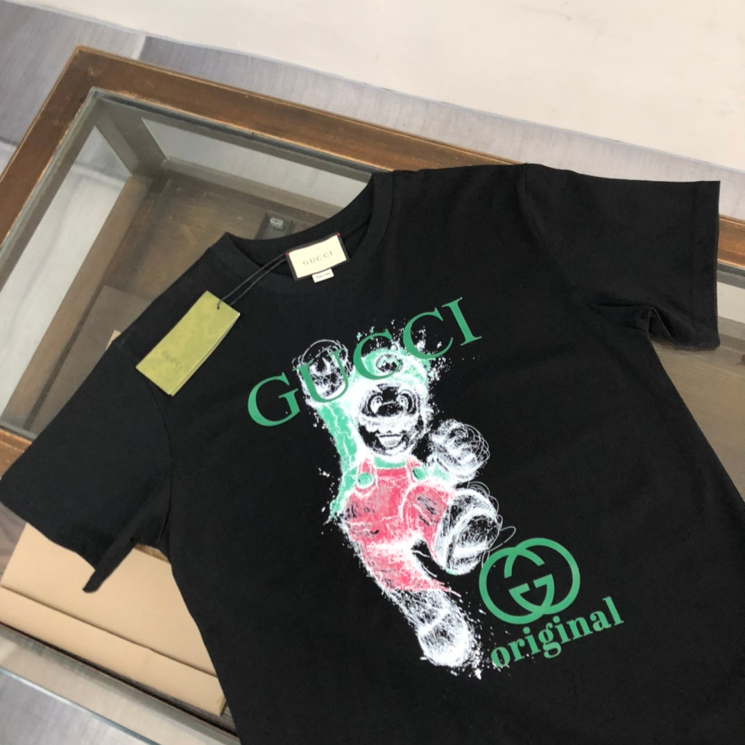 GUCCI Iconic Cotton T-Shirt – Unisex Luxury Short Sleeve Essential (S–XL)