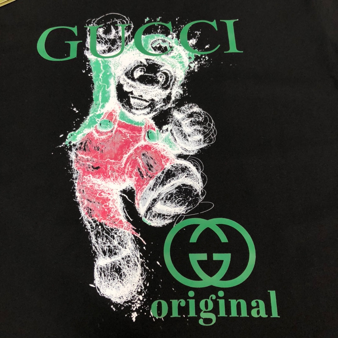GUCCI Iconic Cotton T-Shirt – Unisex Luxury Short Sleeve Essential (S–XL)