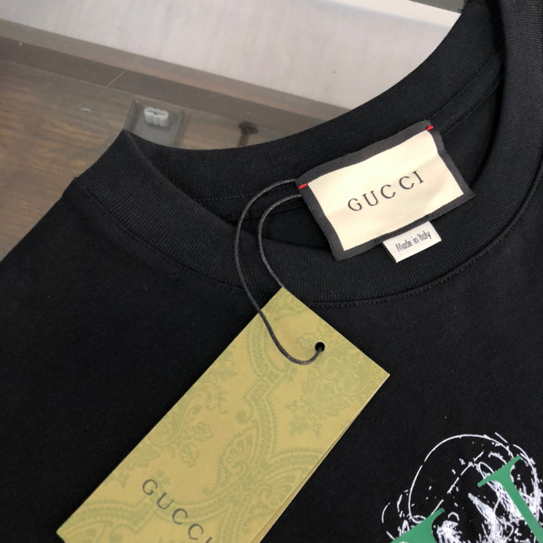 GUCCI Iconic Cotton T-Shirt – Unisex Luxury Short Sleeve Essential (S–XL)