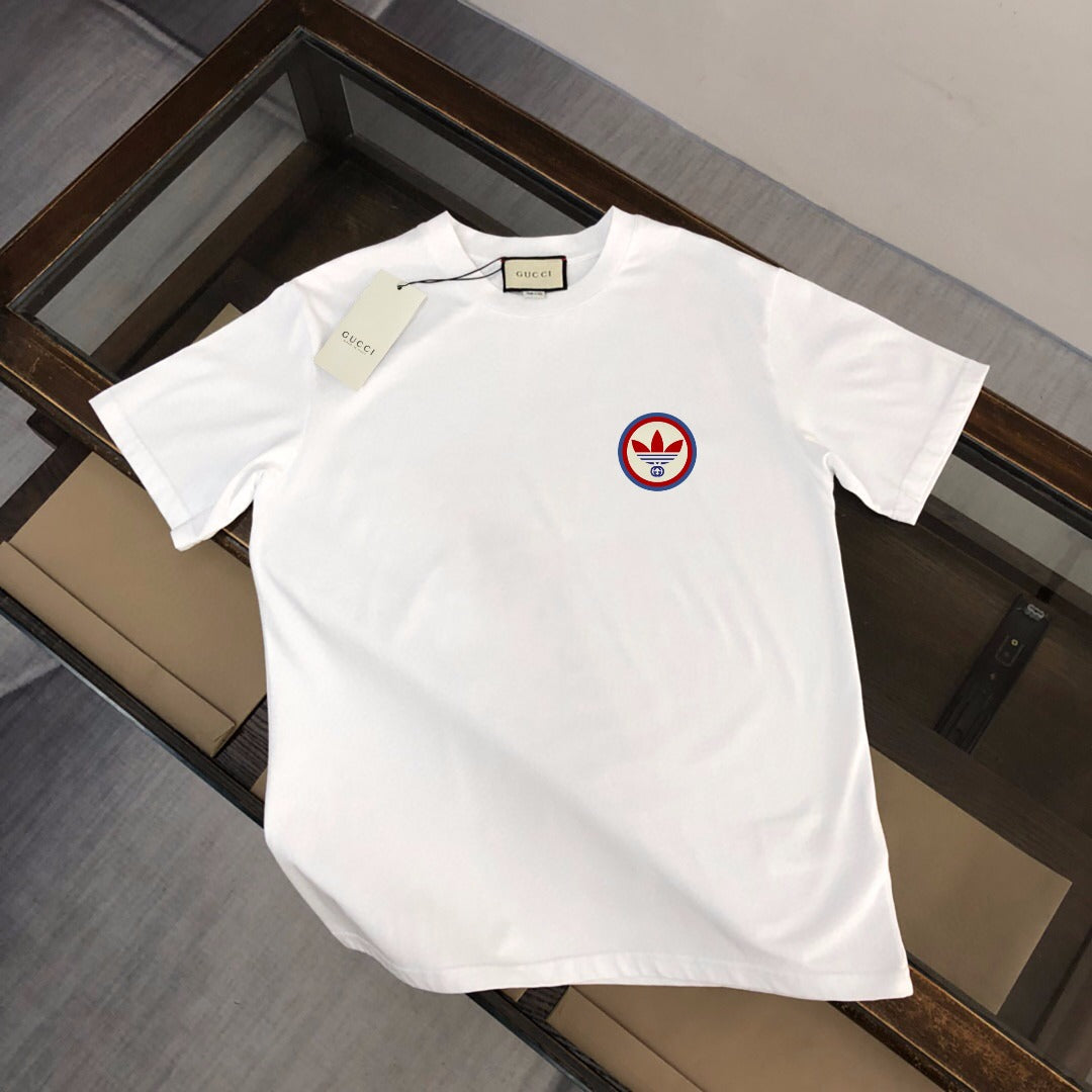 GUCCI Spring/Summer New Cotton Crewneck T-Shirt with Color Print (M–3XL)