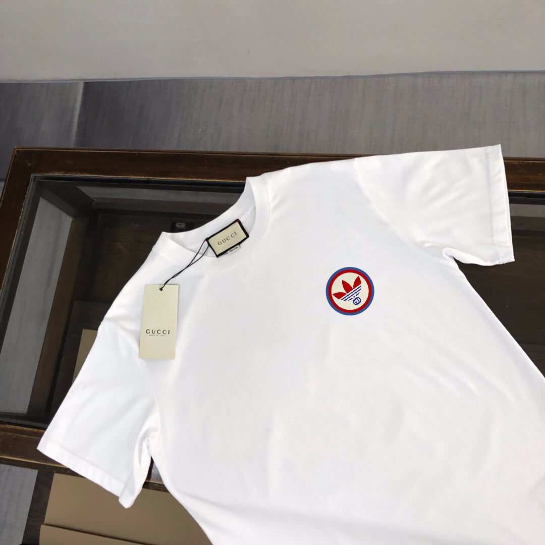 GUCCI Spring/Summer New Cotton Crewneck T-Shirt with Color Print (M–3XL)