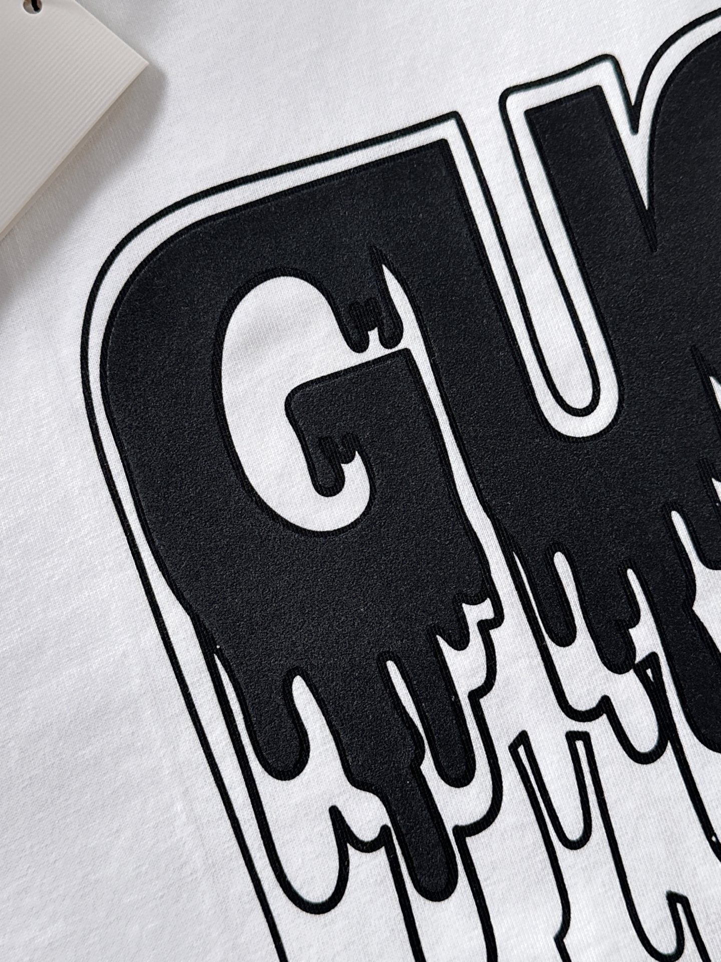 GUCCI 2025 Spring/Summer New Arrival Logo Print Cotton Crewneck T-Shirt (S–XXL)