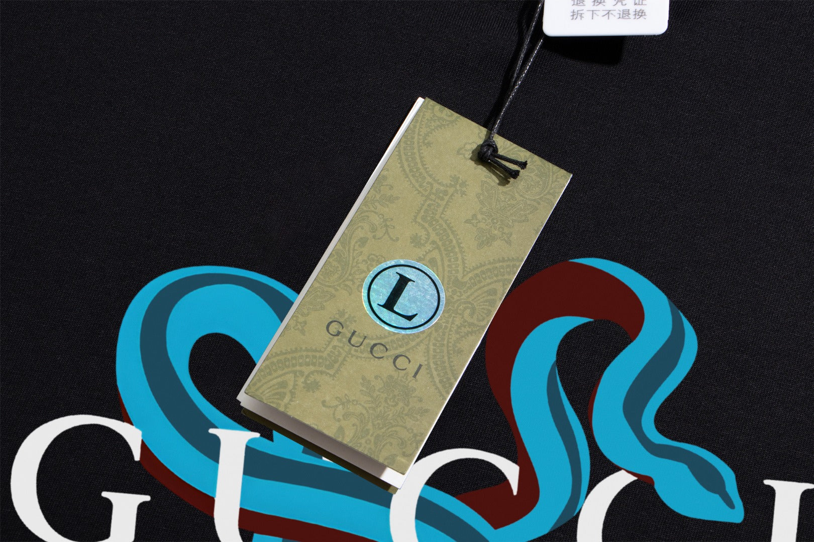 GUCCI 2025 New Embroidered Logo Cotton Crewneck T-Shirt (S–2XL)