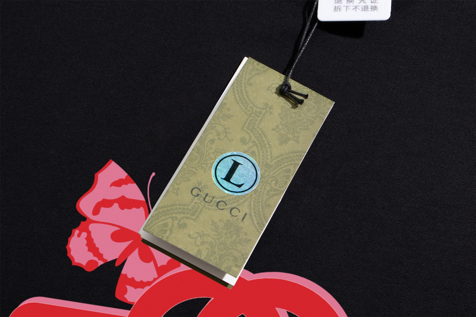 GUCCI 2025 New Embroidered Logo Cotton Crewneck T-Shirt (S–2XL)