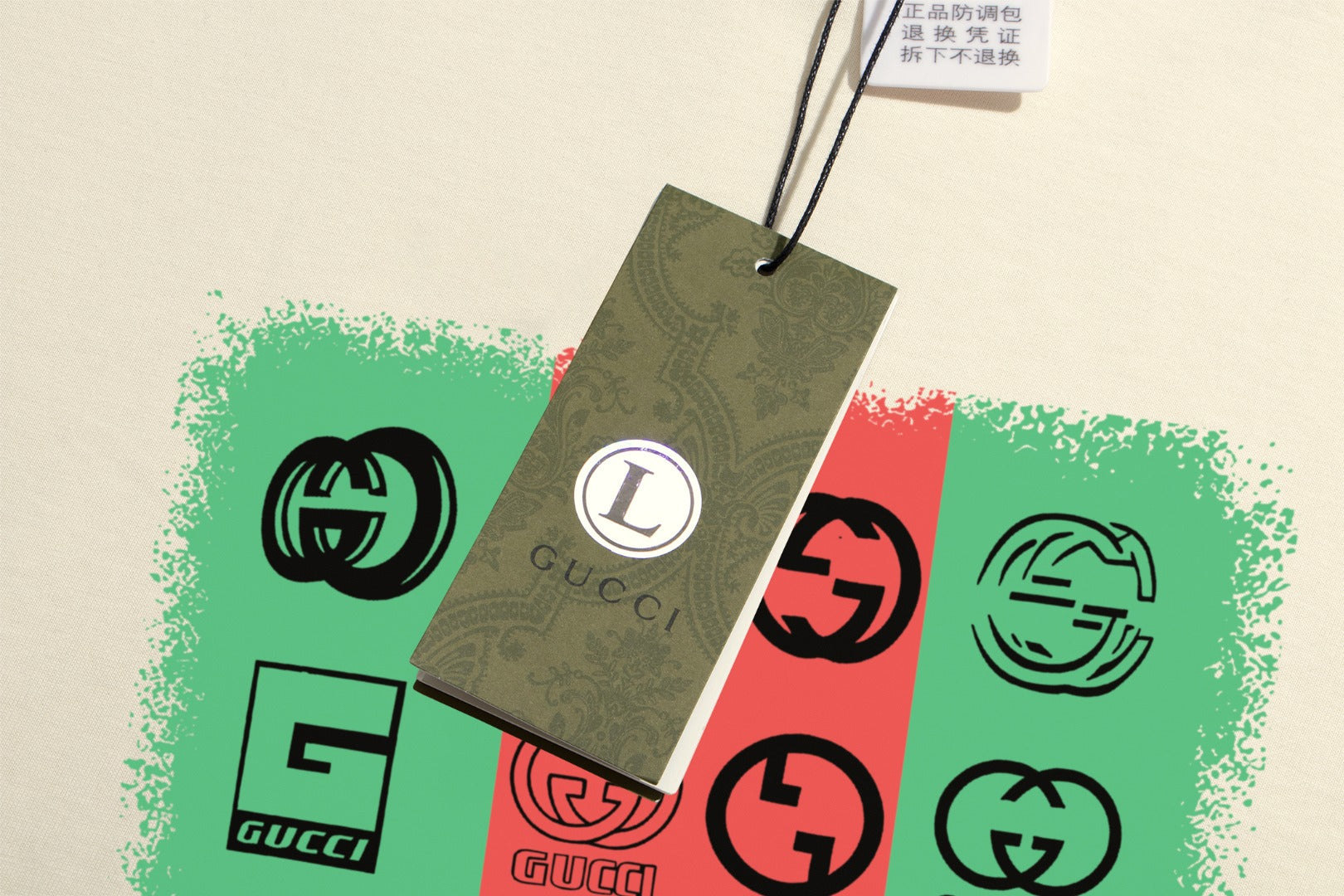 GUCCI 2025 New Embroidered Logo Cotton Crewneck T-Shirt (S–2XL)