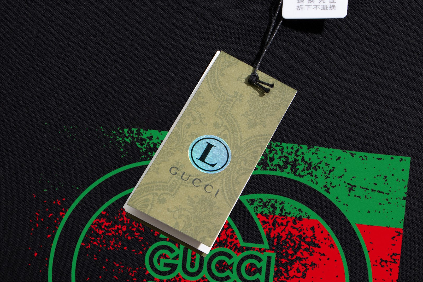 GUCCI 2025 New Embroidered Logo Cotton Crewneck T-Shirt (S–2XL)