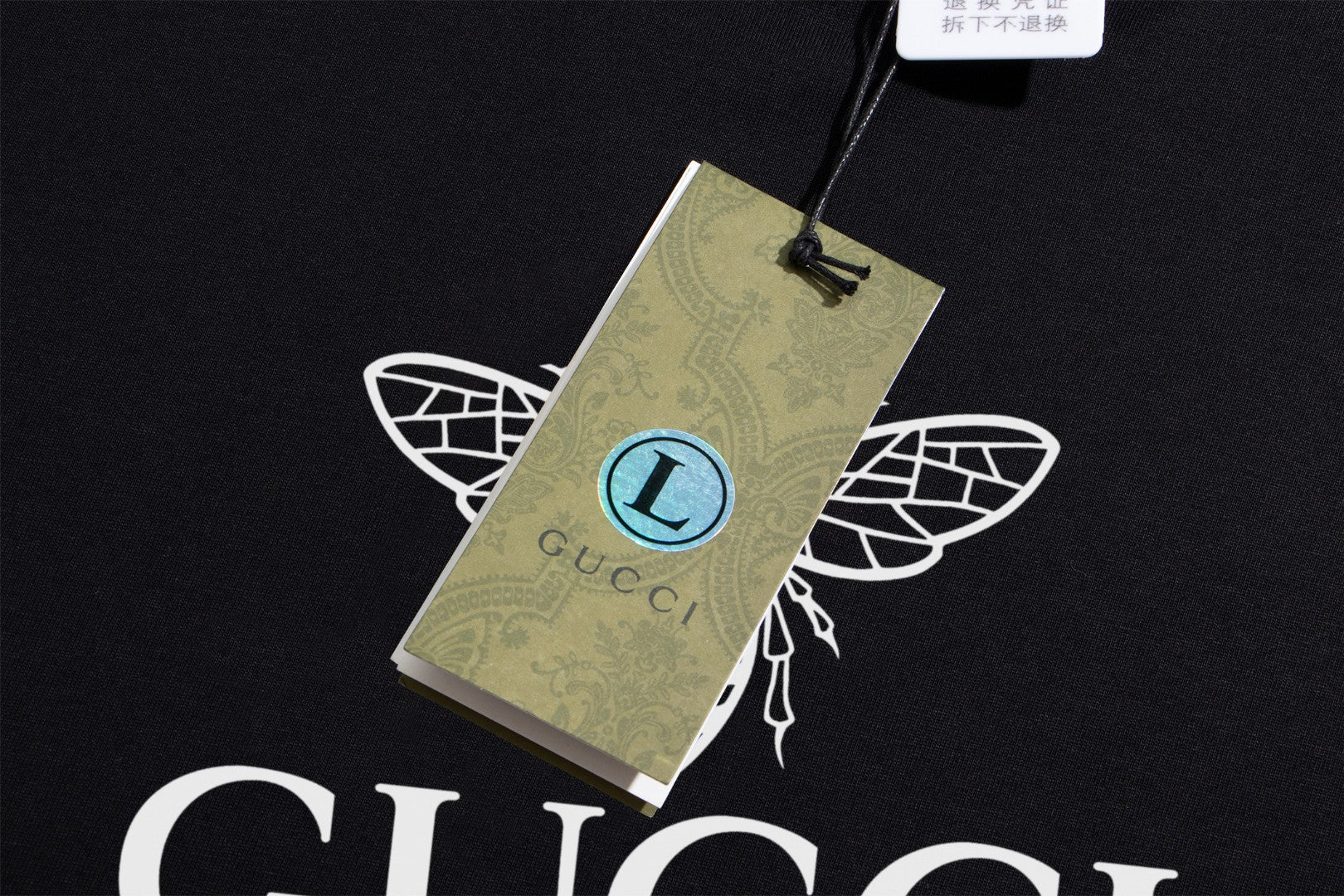 GUCCI 2025 New Embroidered Logo Cotton Crewneck T-Shirt (S–2XL)