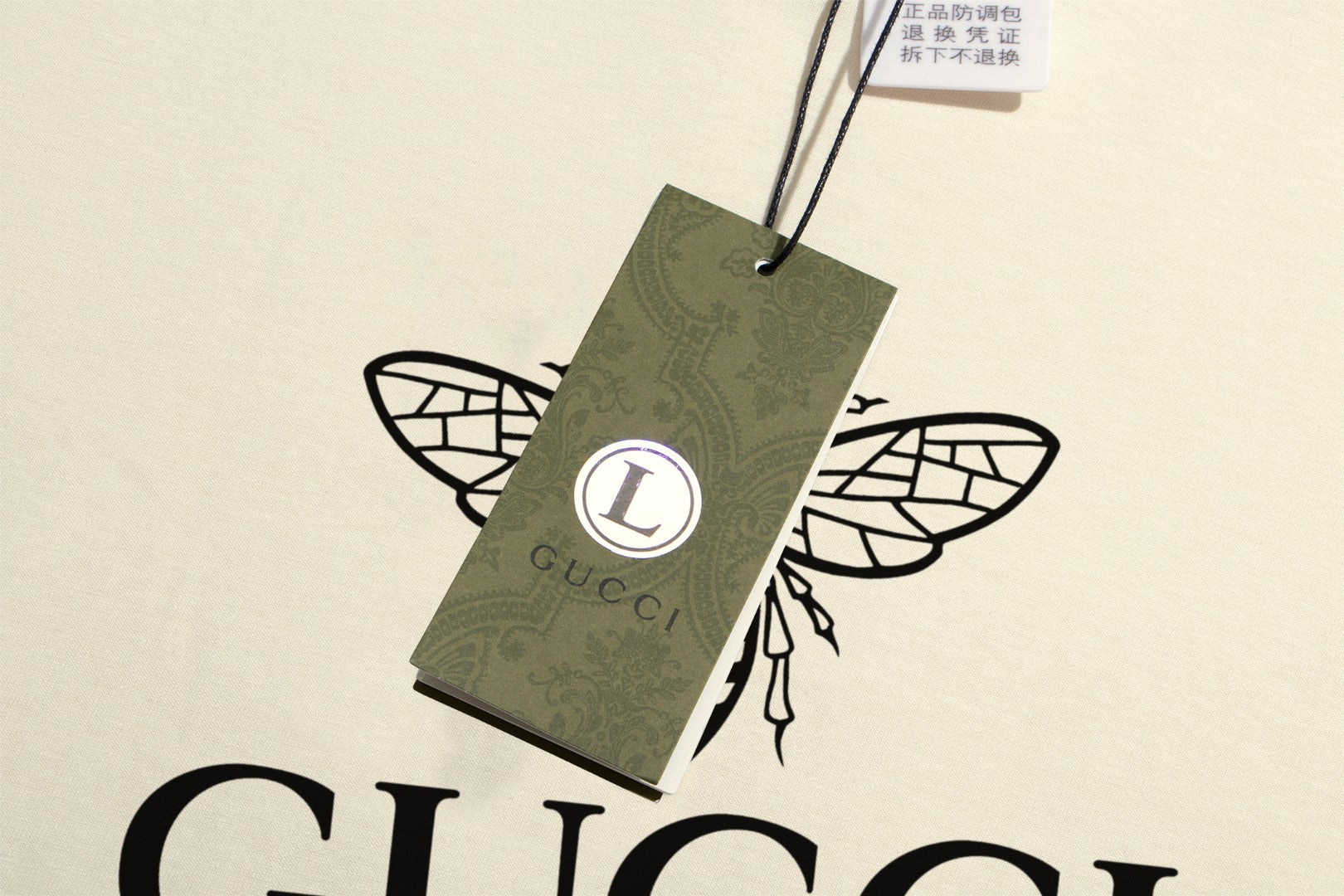 GUCCI 2025 New Embroidered Logo Cotton Crewneck T-Shirt (S–2XL)