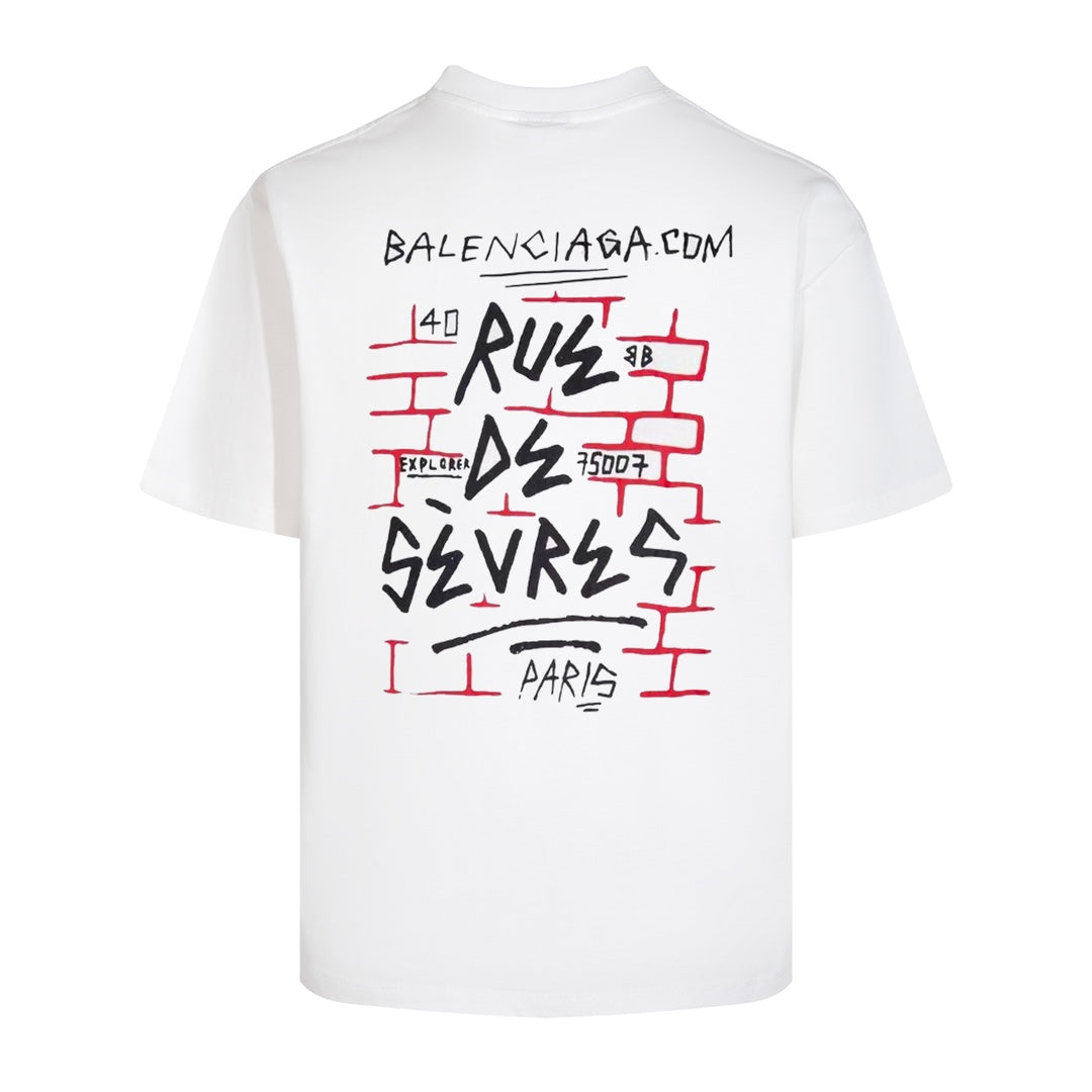 BALENCIAGA 24SS Classic Cotton T-Shirt – Unisex Oversized Fit (XS–L)