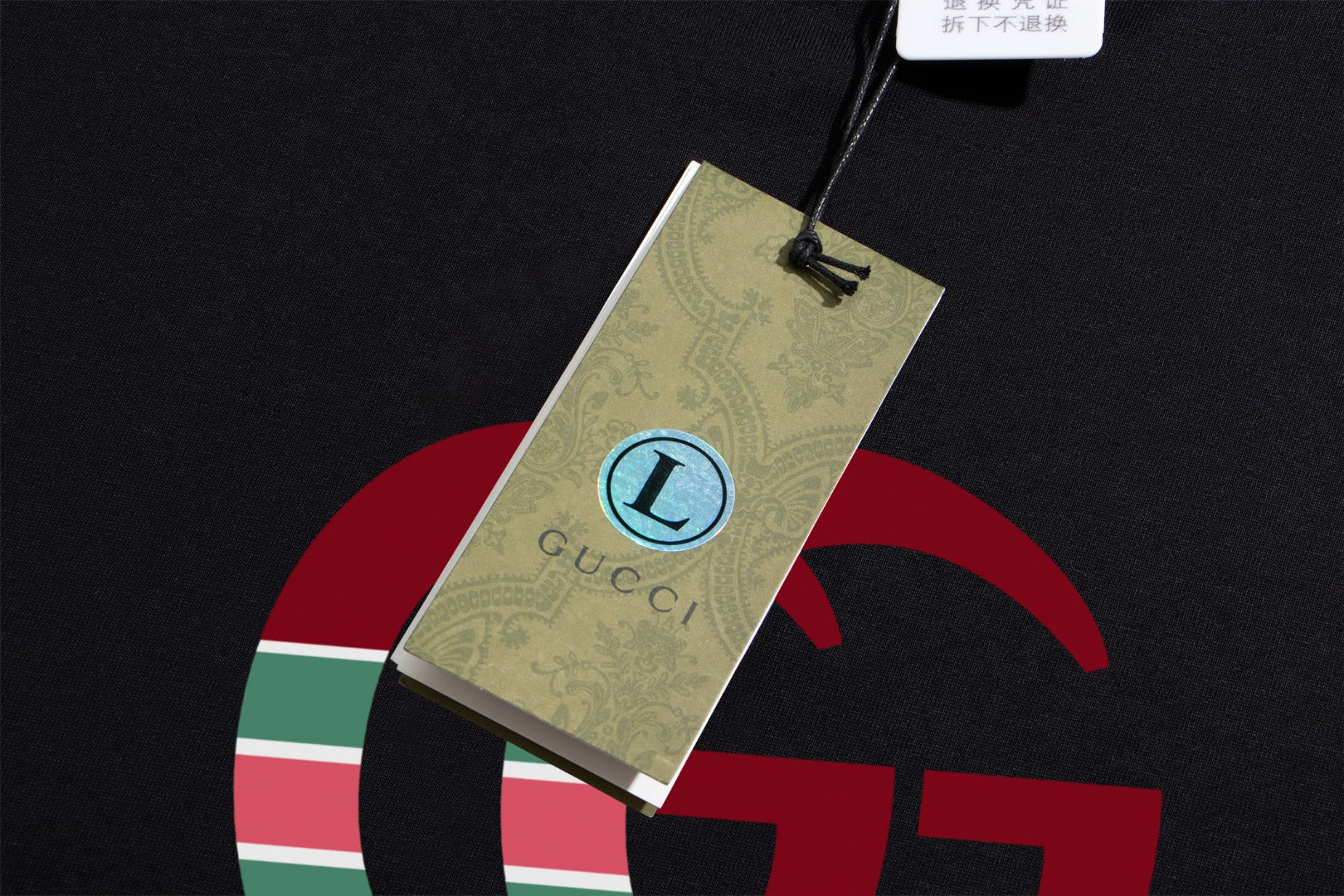 GUCCI 2025 New Embroidered Logo Cotton Crewneck T-Shirt (S–2XL)