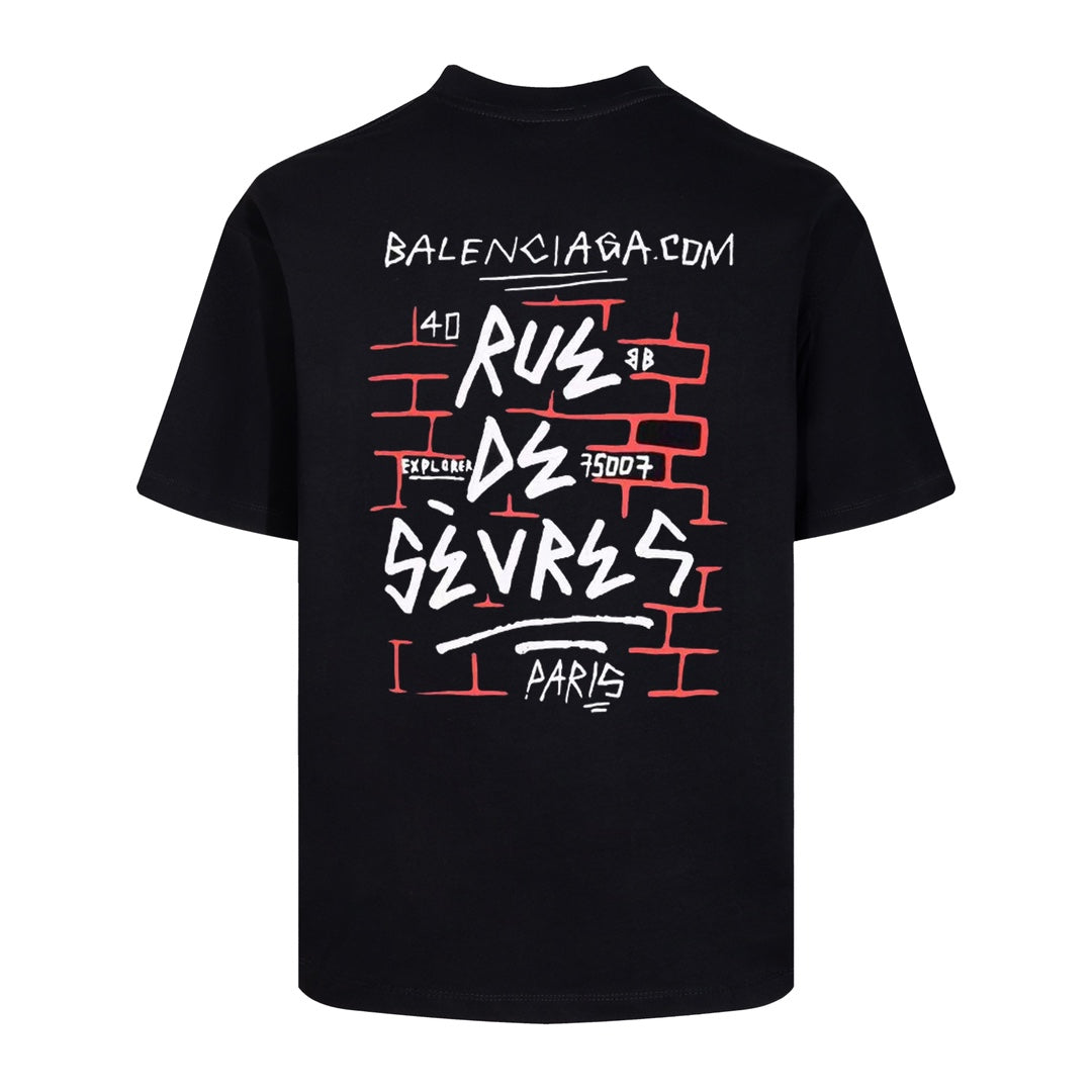 BALENCIAGA 24SS Classic Cotton T-Shirt – Unisex Oversized Fit (XS–L)