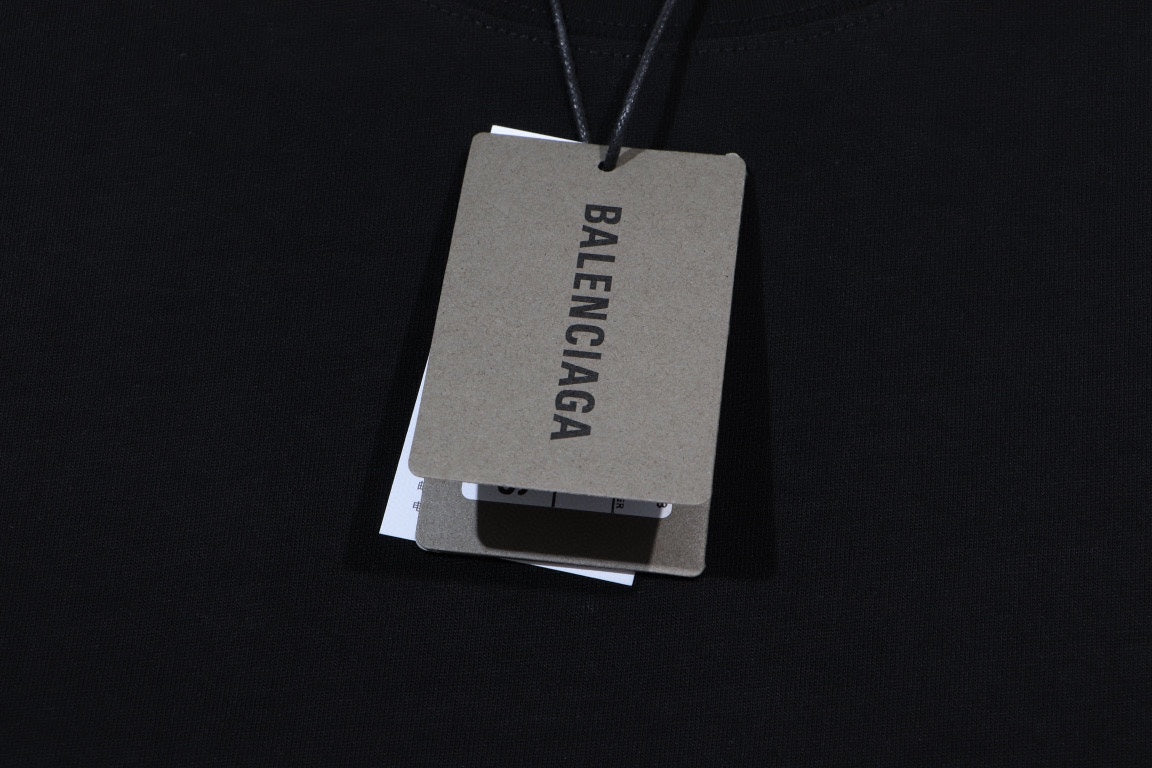 BALENCIAGA 24SS Classic Cotton T-Shirt – Unisex Oversized Fit (XS–L)