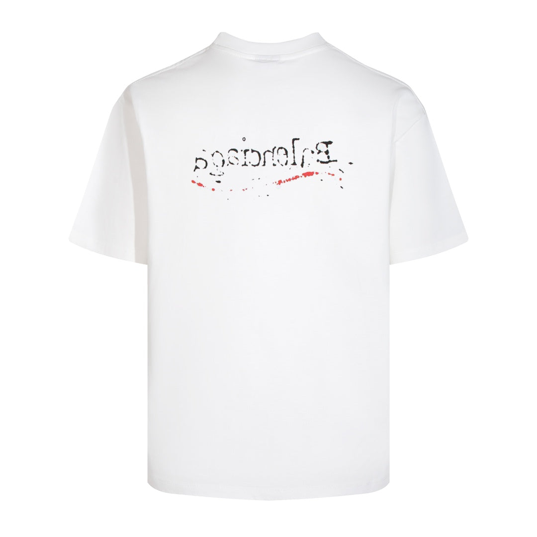BALENCIAGA 24SS Classic Cotton T-Shirt – Unisex Oversized Fit (XS–L)