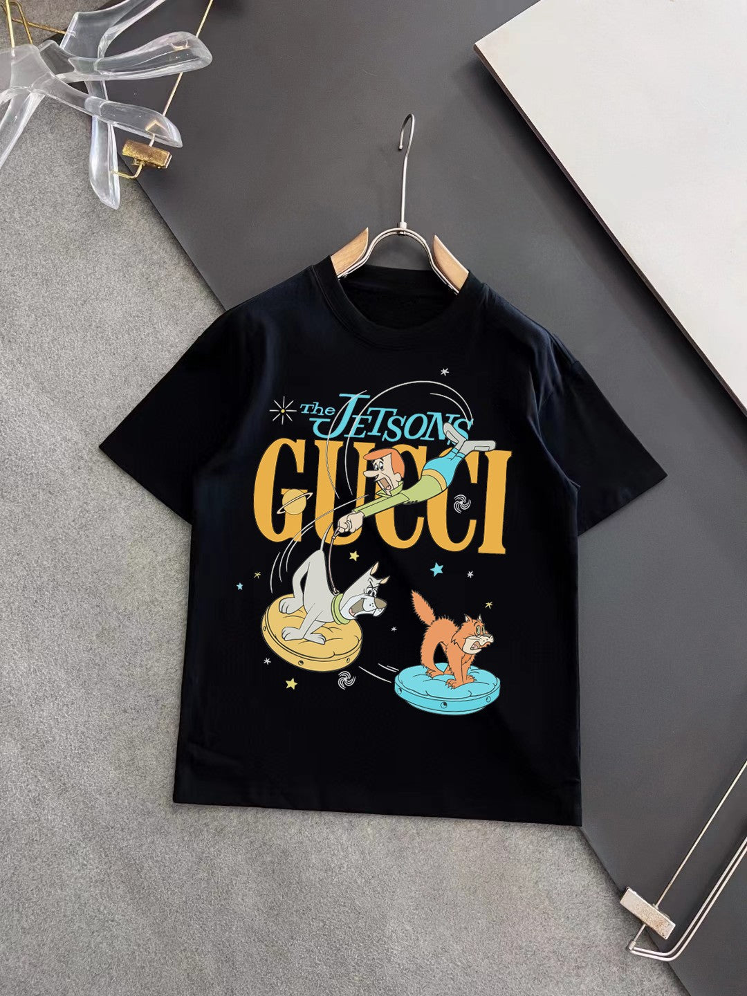 GUCCI 2025 Heavyweight Cotton Printed T-Shirt (M–3XL)