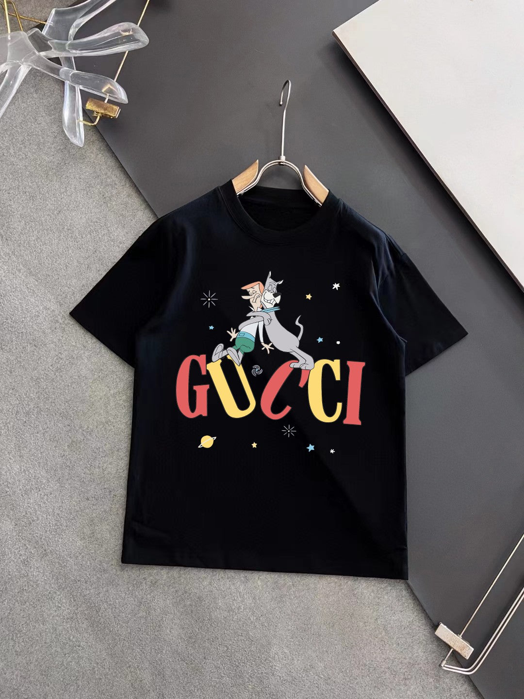 GUCCI 2025 Heavyweight Cotton Printed T-Shirt (M–3XL)