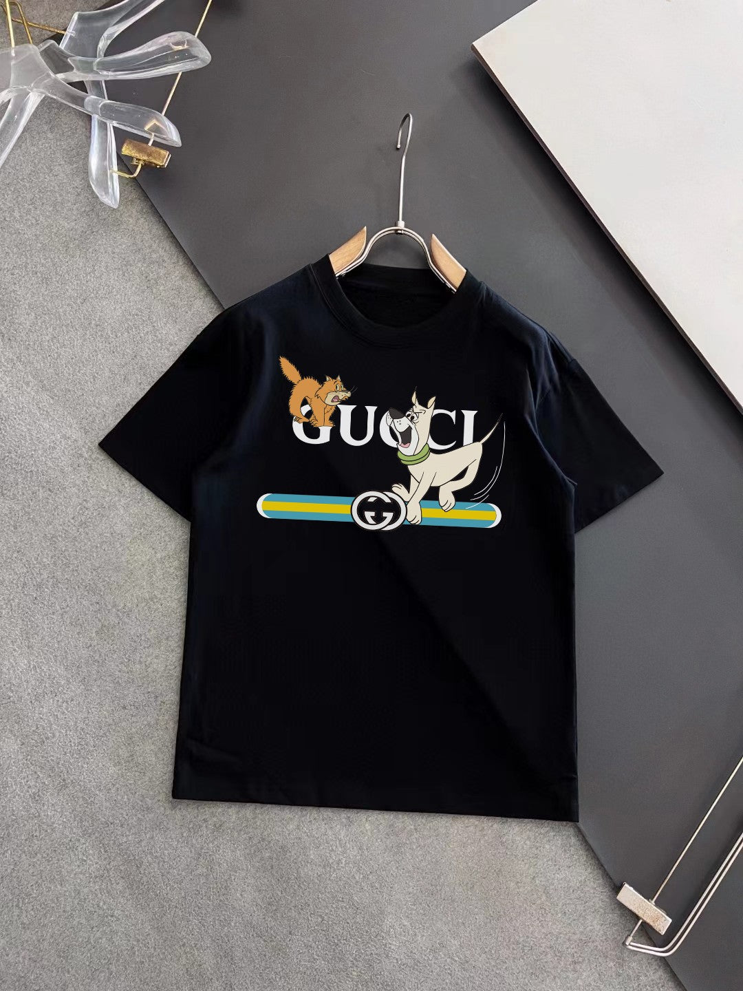 GUCCI 2025 Heavyweight Cotton Printed T-Shirt (M–3XL)