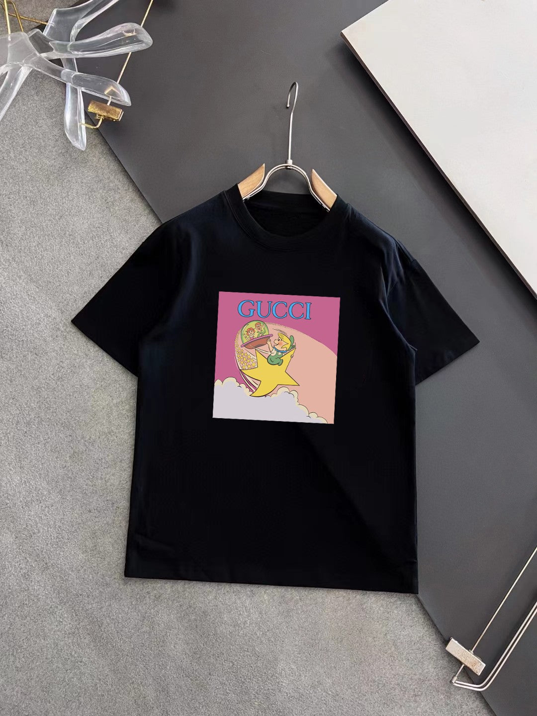 GUCCI 2025 Heavyweight Cotton Printed T-Shirt (M–3XL)