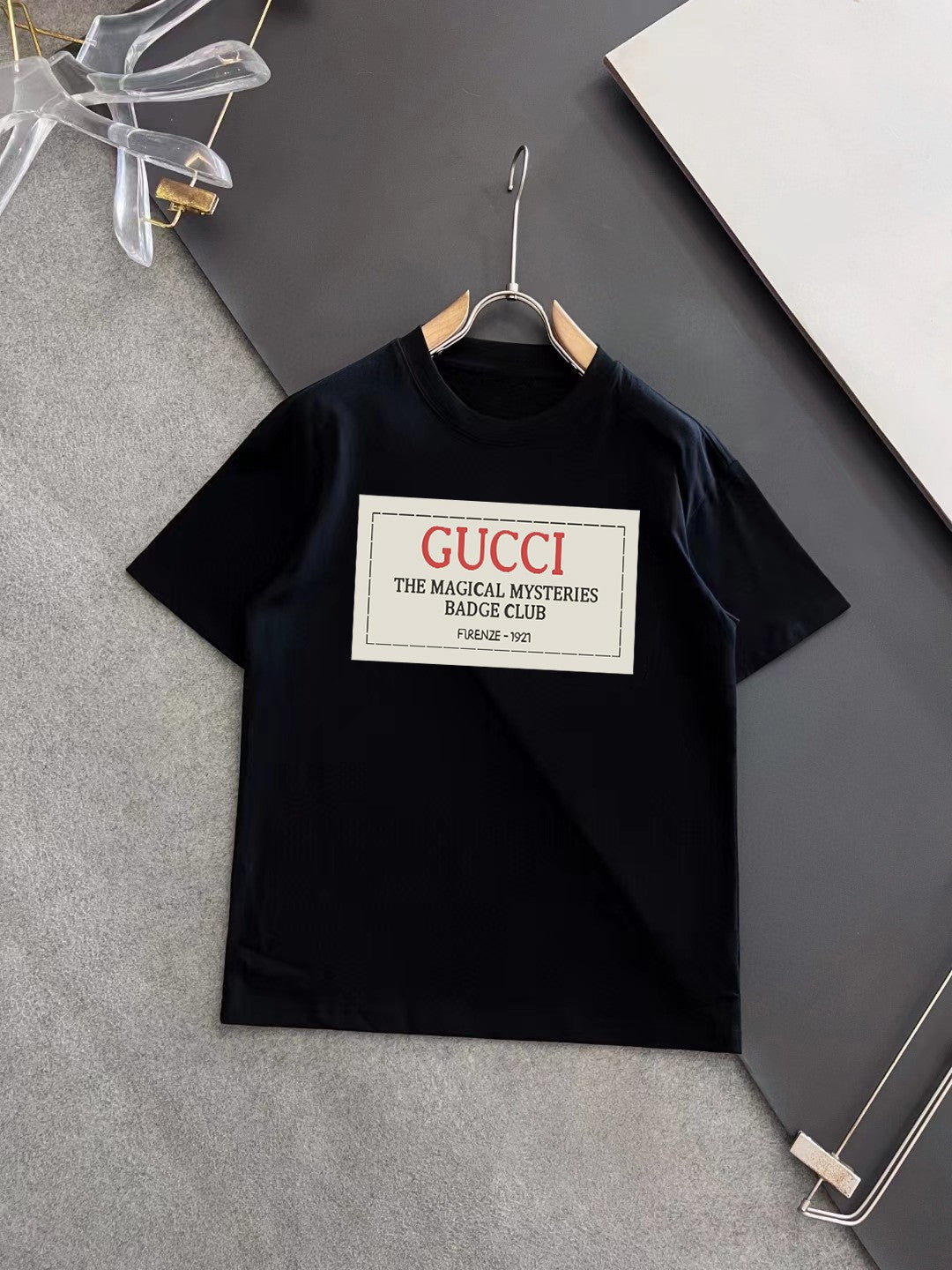 GUCCI 2025 Heavyweight Cotton Printed T-Shirt (M–3XL)