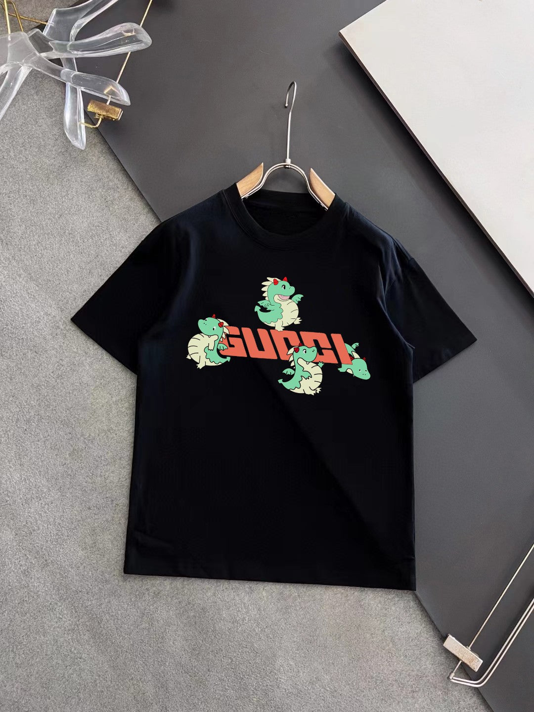 GUCCI 2025 Heavyweight Cotton Printed T-Shirt (M–3XL)