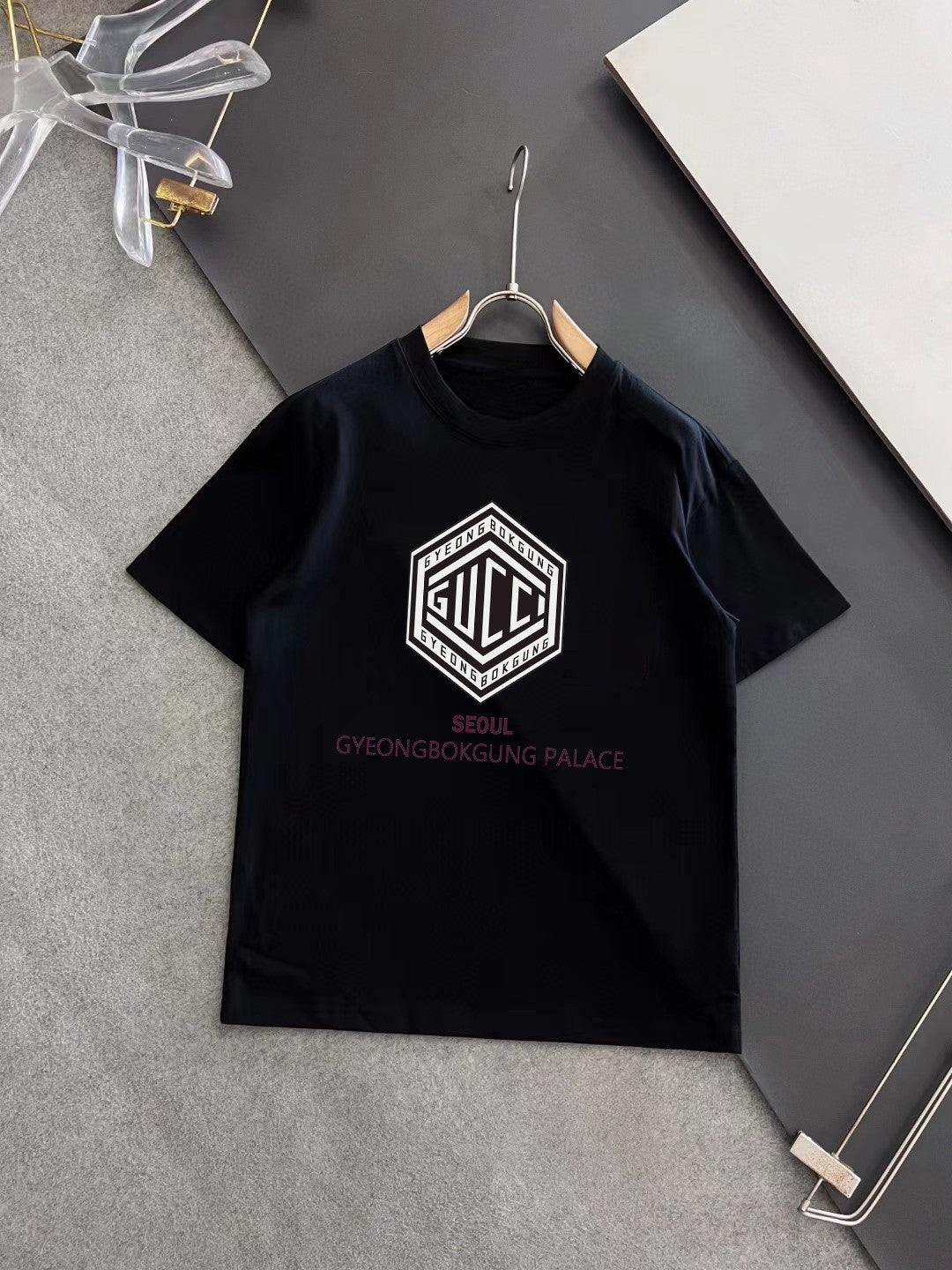 GUCCI 2025 Heavyweight Cotton Printed T-Shirt (M–3XL)