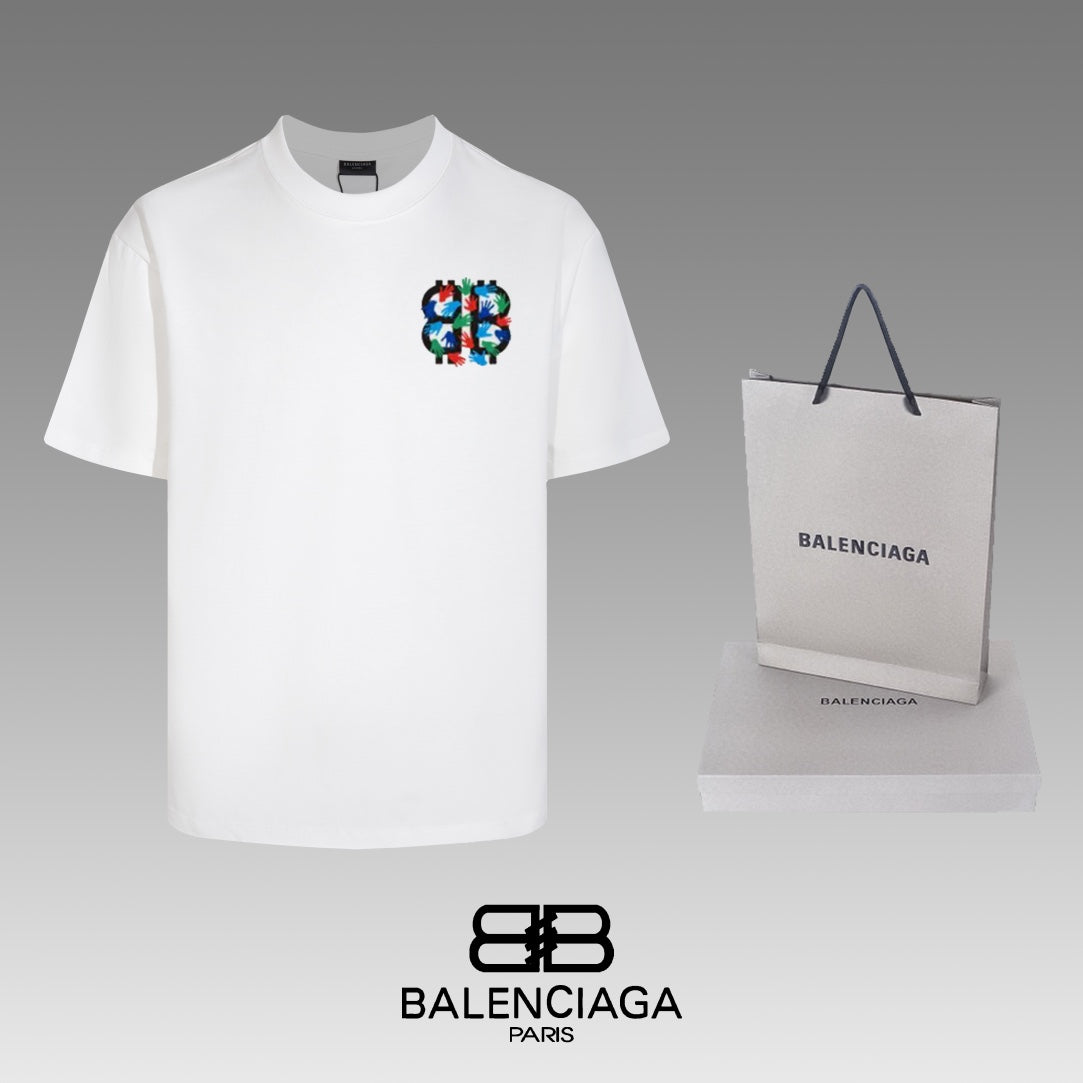 BALENCIAGA 24SS Classic Cotton T-Shirt – Unisex Oversized Fit (XS–L)