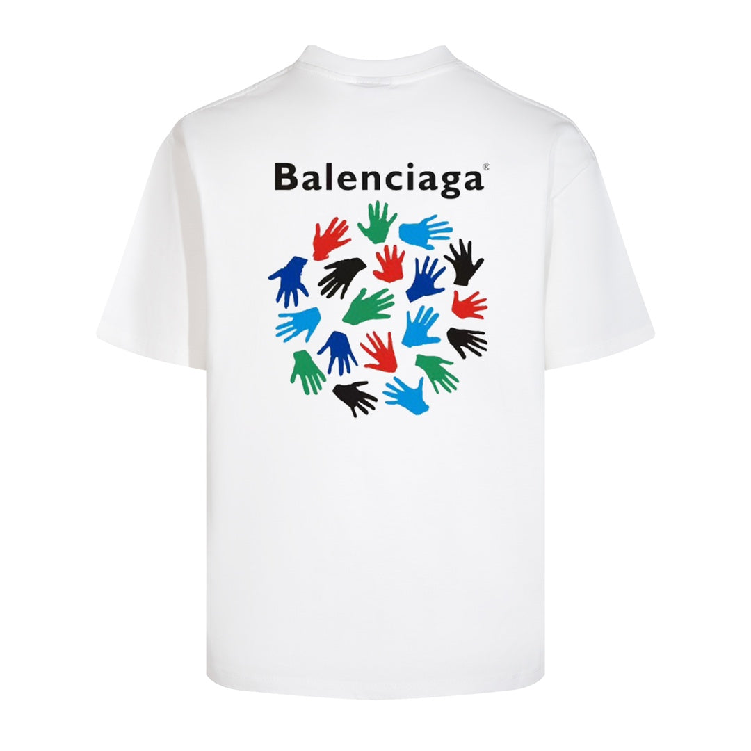 BALENCIAGA 24SS Classic Cotton T-Shirt – Unisex Oversized Fit (XS–L)