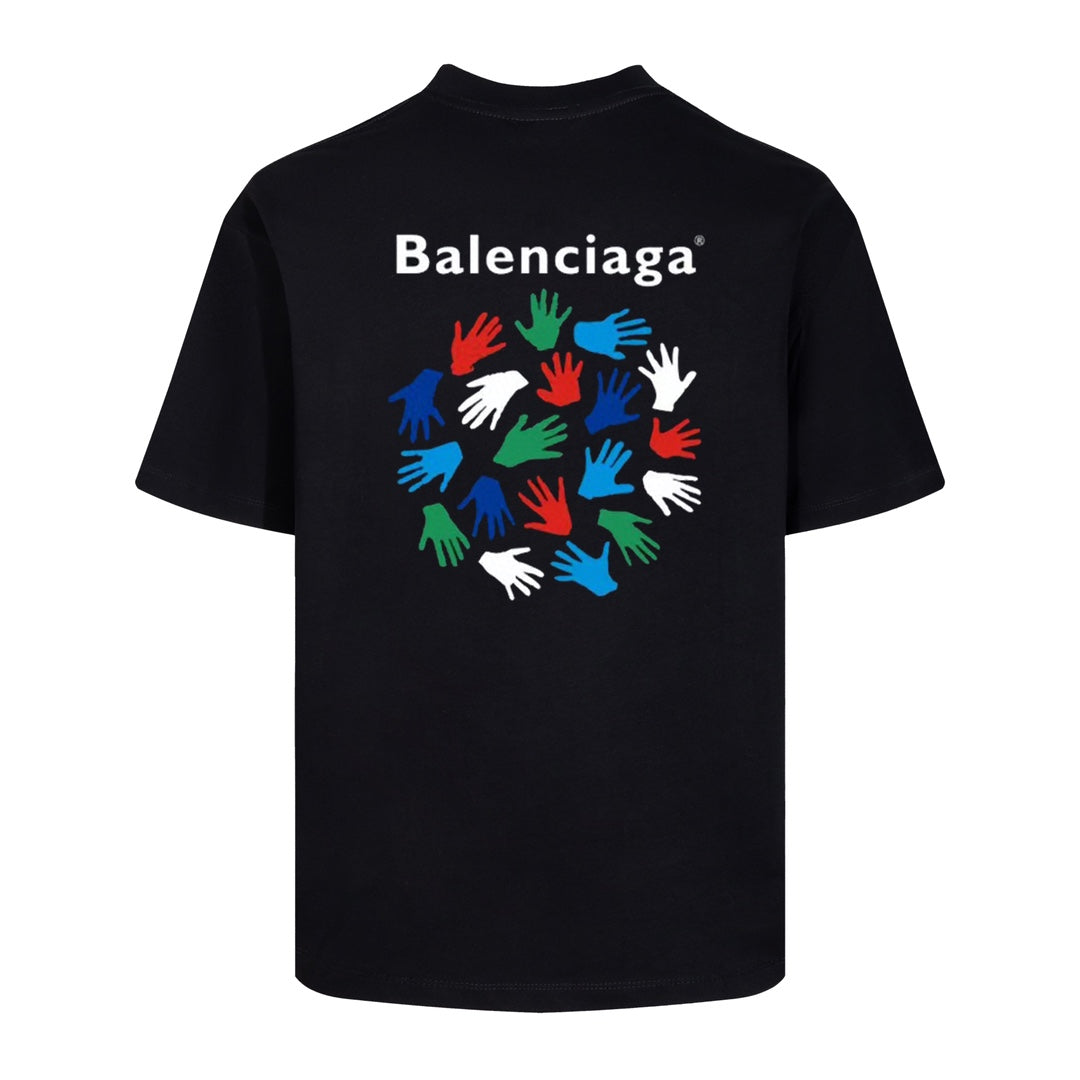 BALENCIAGA 24SS Classic Cotton T-Shirt – Unisex Oversized Fit (XS–L)