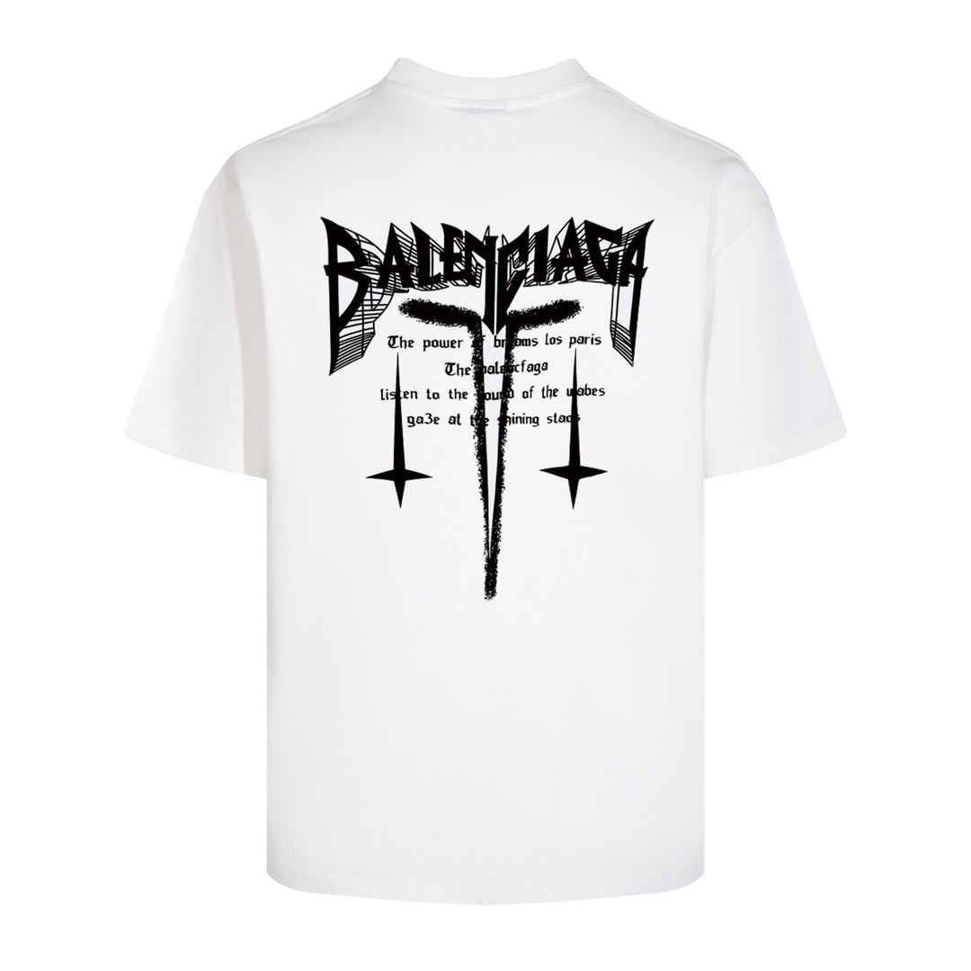 BALENCIAGA 24SS Classic Cotton T-Shirt – Unisex Oversized Fit (XS–L)