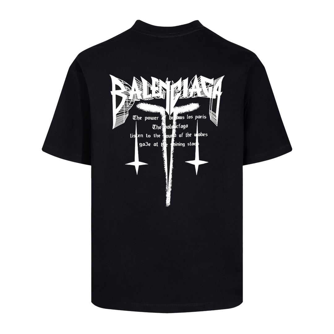 BALENCIAGA 24SS Classic Cotton T-Shirt – Unisex Oversized Fit (XS–L)