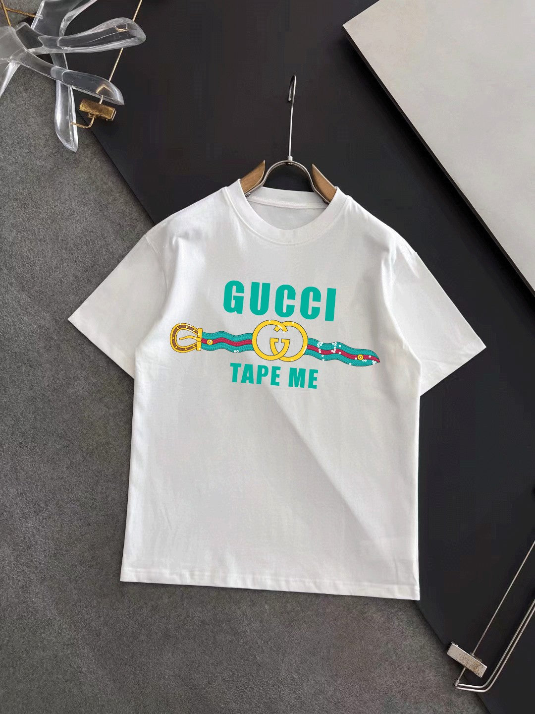 GUCCI 2025 Heavyweight Cotton Printed T-Shirt (M–3XL)