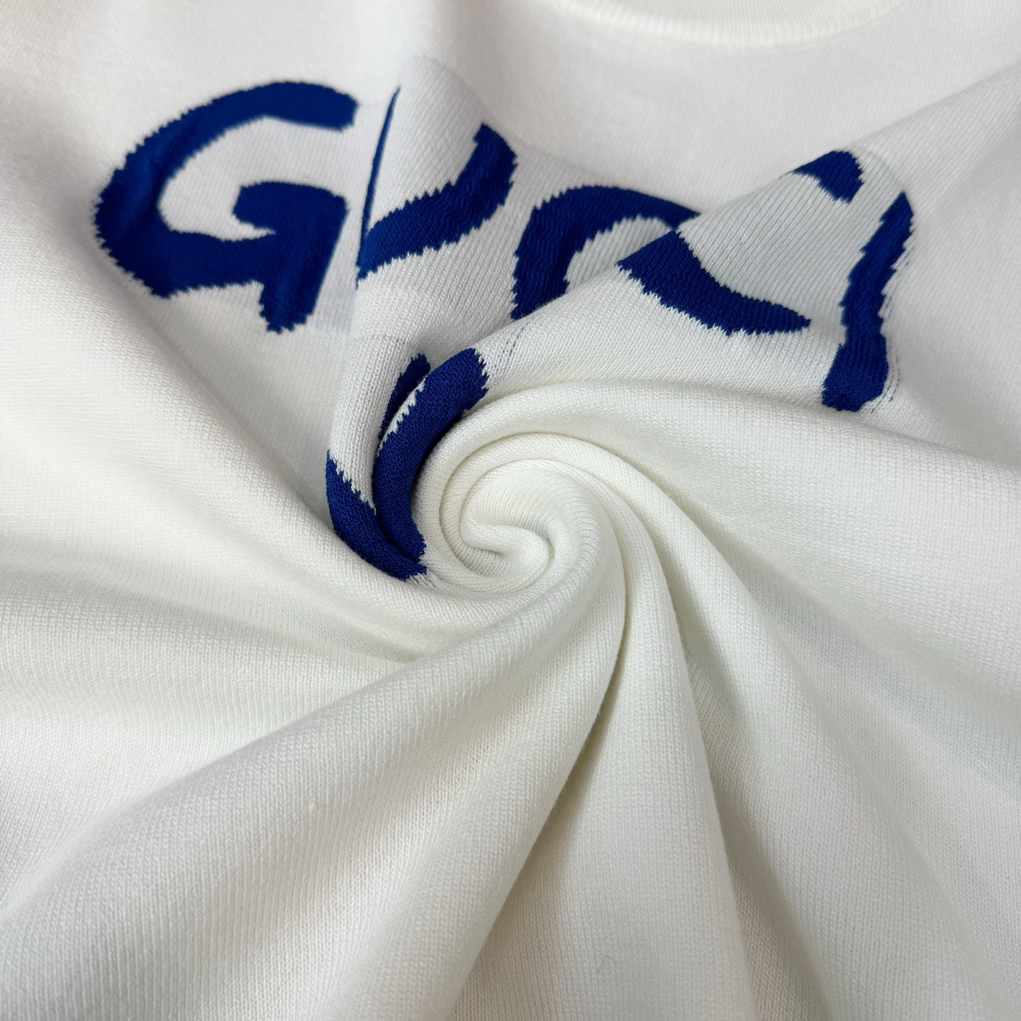 GUCCI Smiley Logo Jacquard Knit T-Shirt (S–XL)