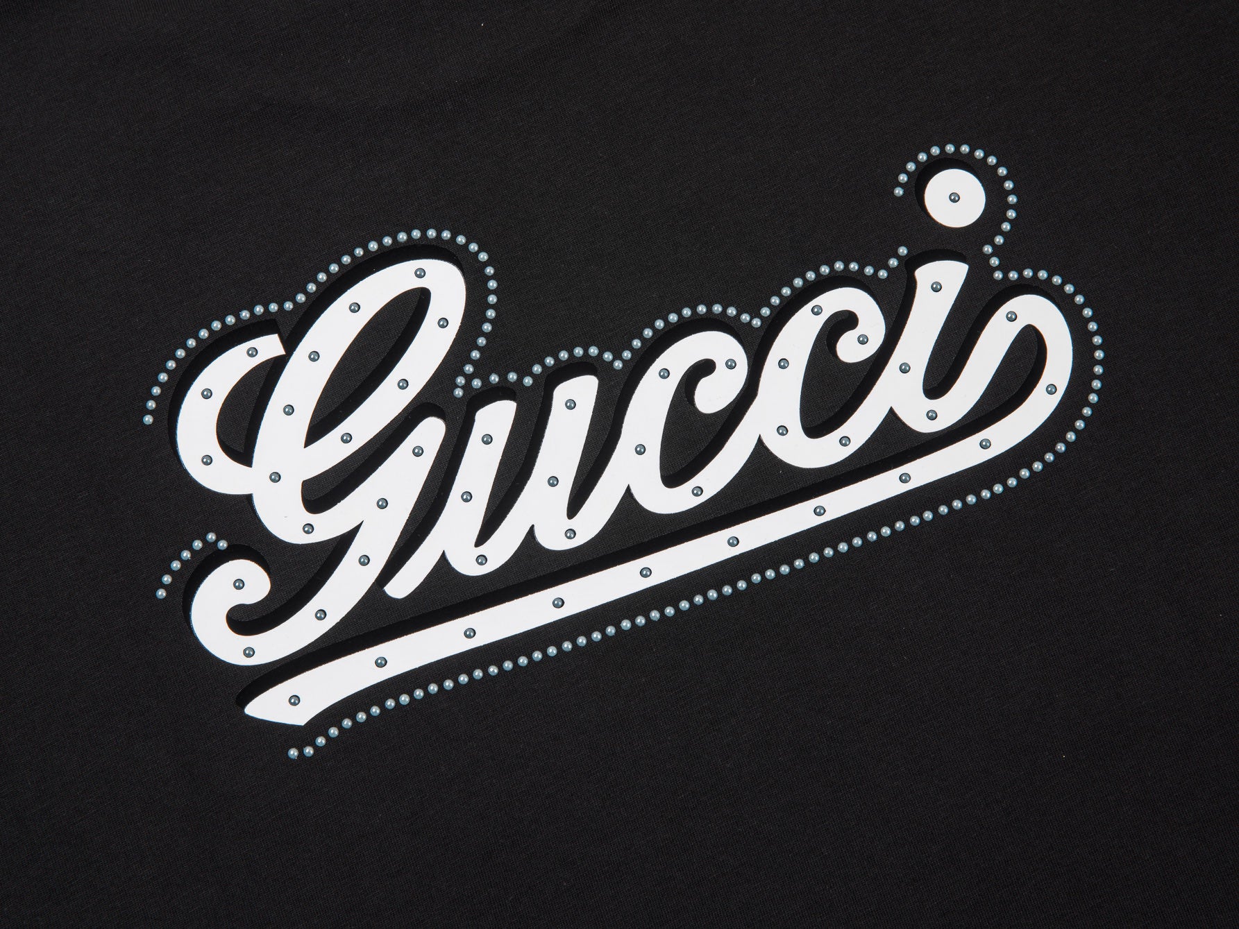 GUCCI Smiley Logo Jacquard Knit T-Shirt (S–XL)