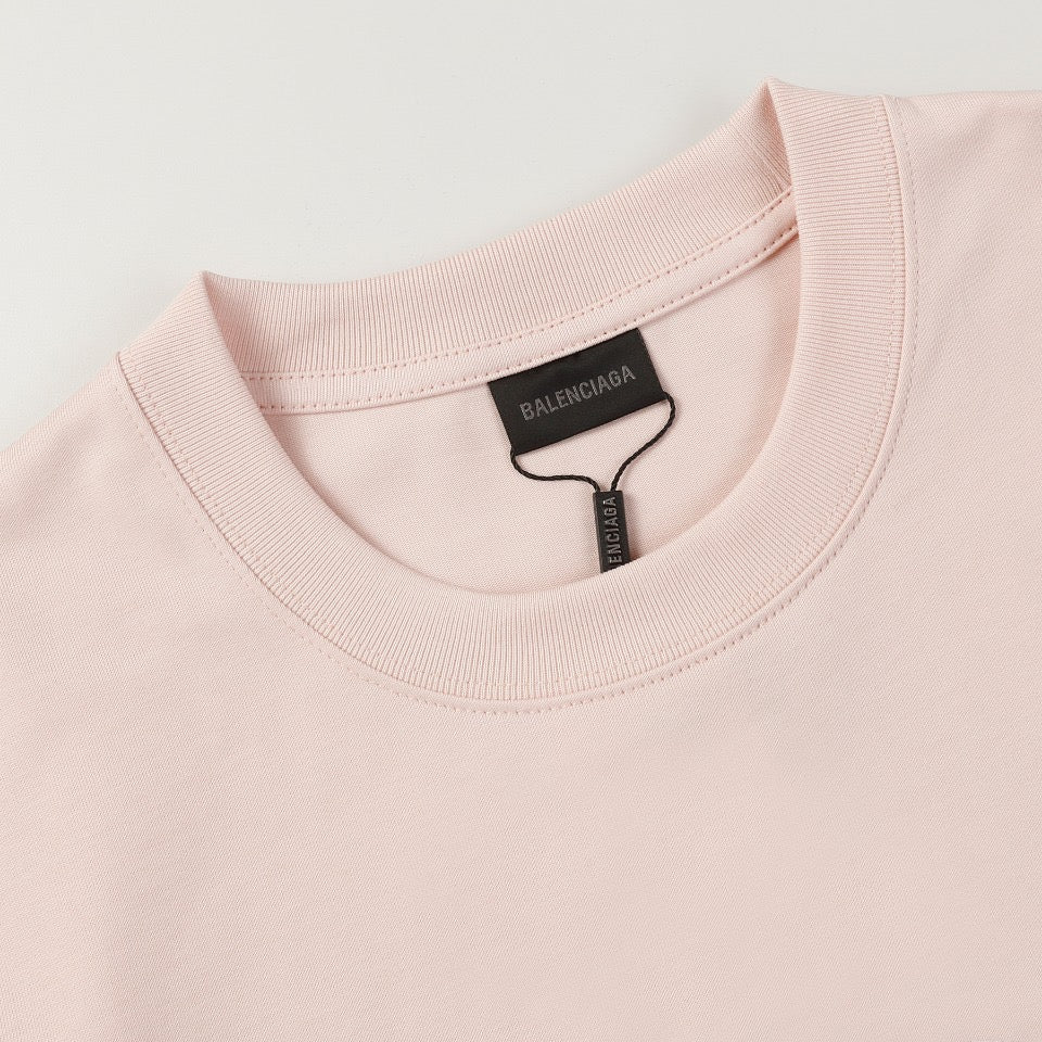 BALENCIAGA 24SS Classic Reverse Logo Embroidery T-Shirt (XS–L)