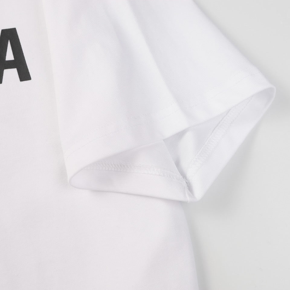 BALENCIAGA 24SS Imported Kornit Direct-to-Garment Print T-Shirt (XS–L)